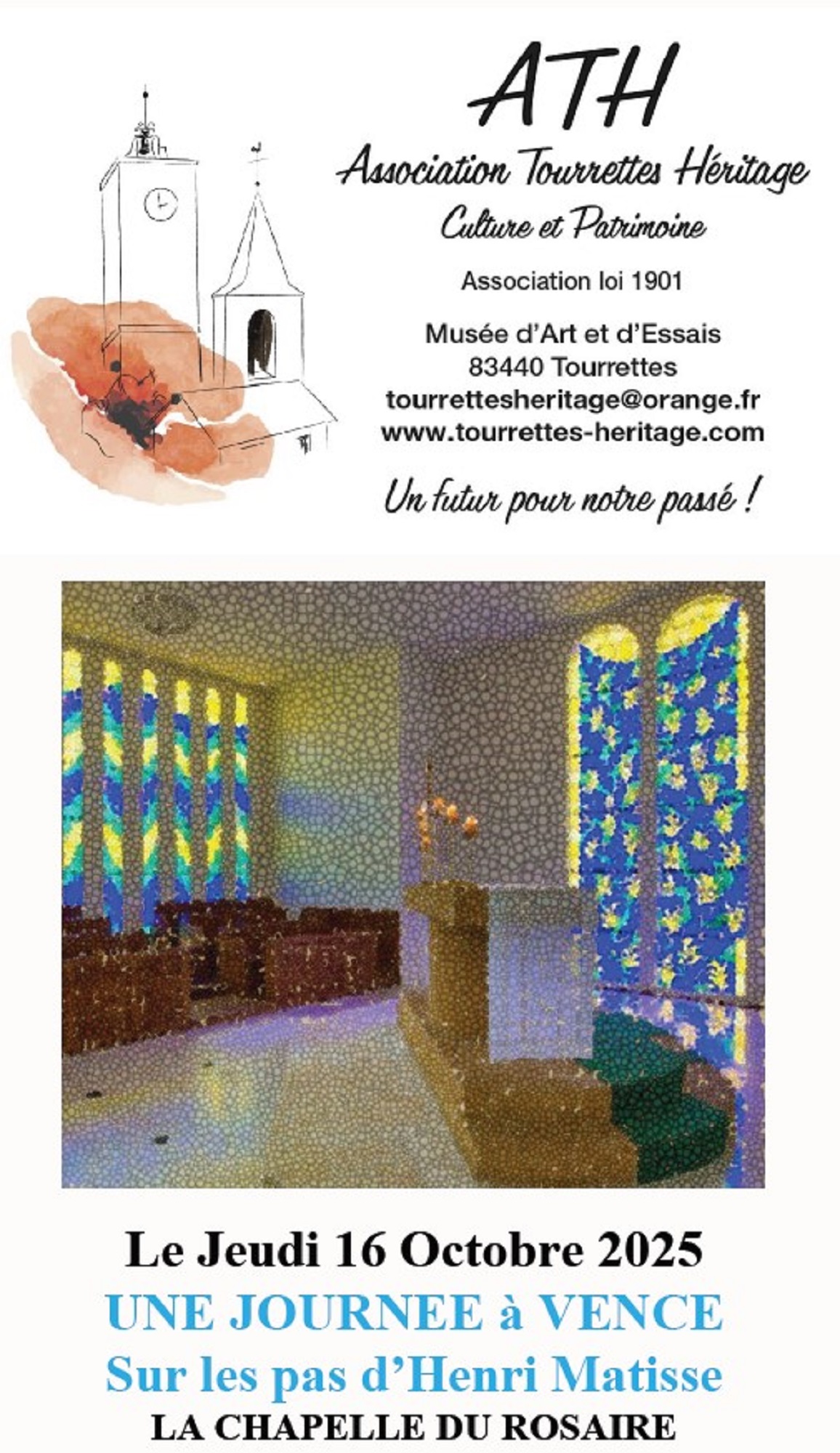 Excursion en autocar : Sur les pas d'Henri Matisse  Vence