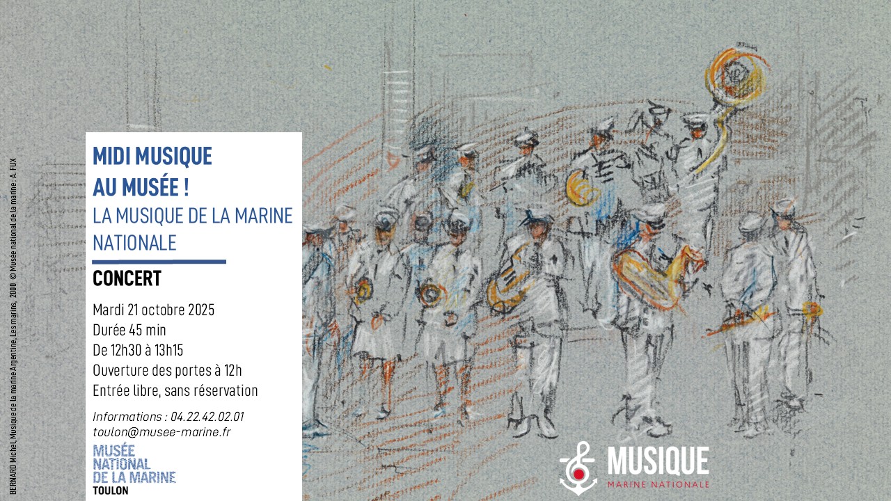 Concert - Midi Musique au Muse de la Marine avec la Musique de la Marine nationale