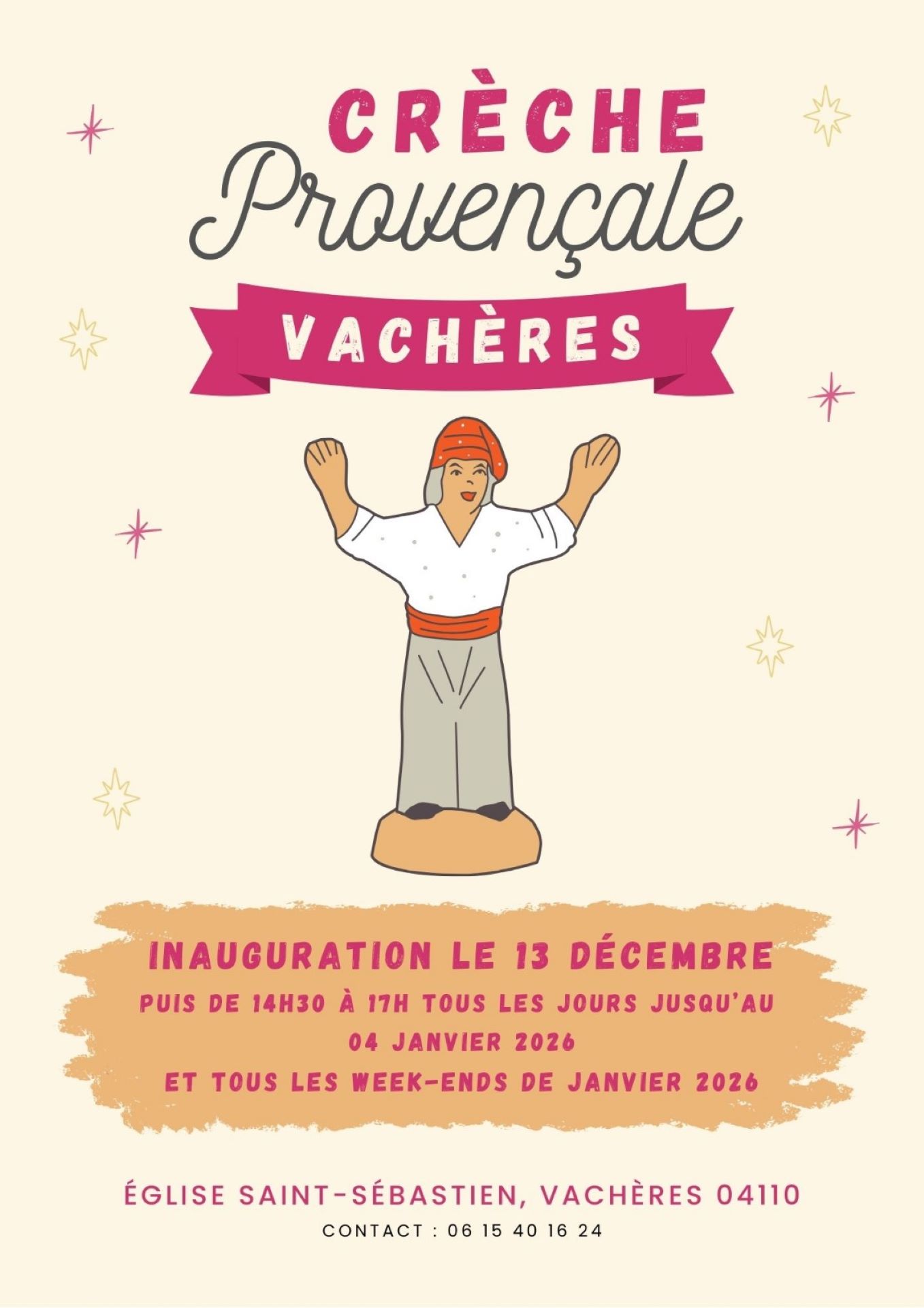 Inauguration Crche de Vachres avec le Groupe OSCO MANOSCO!
