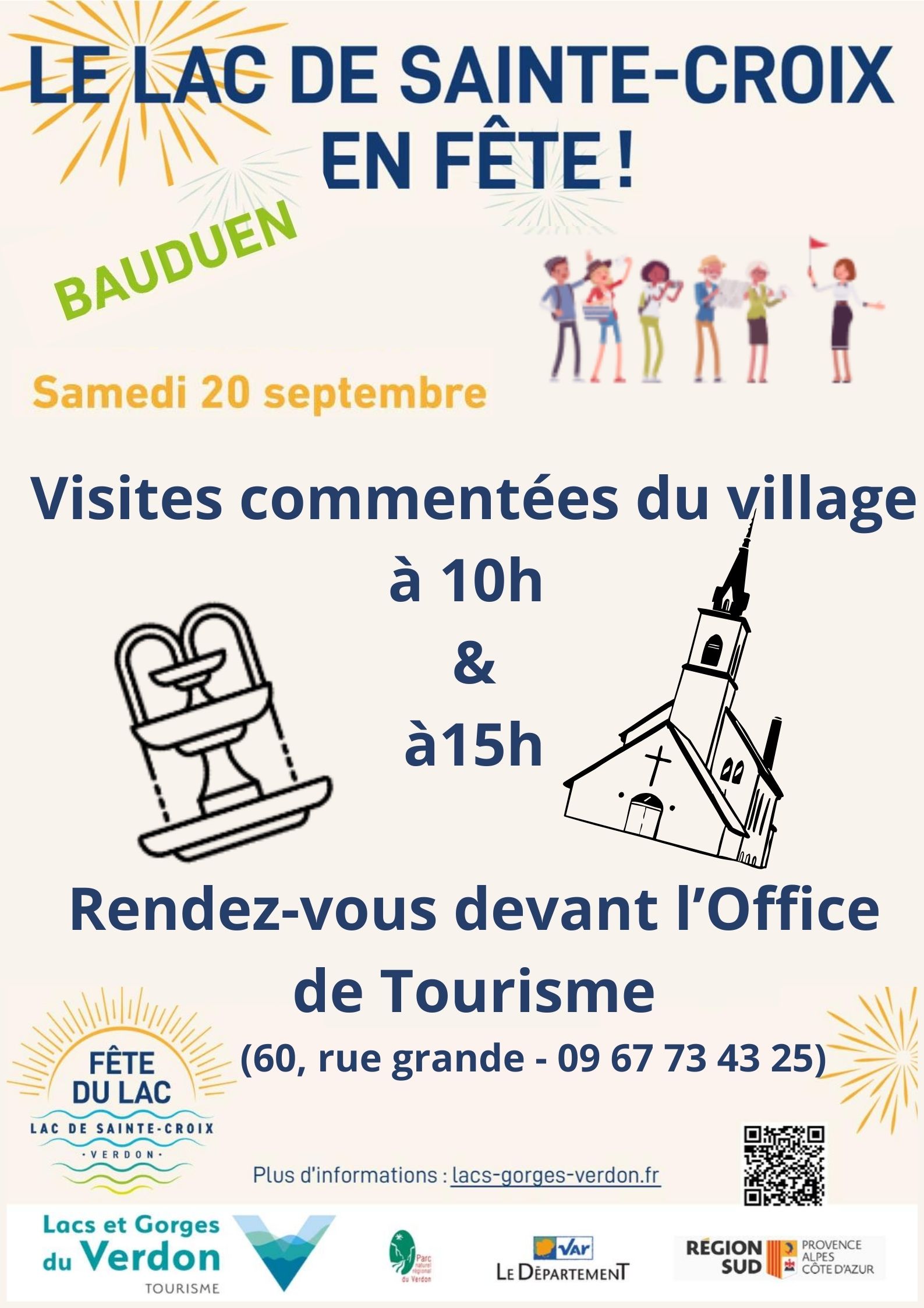Visites commentes lors de la Fte du lac