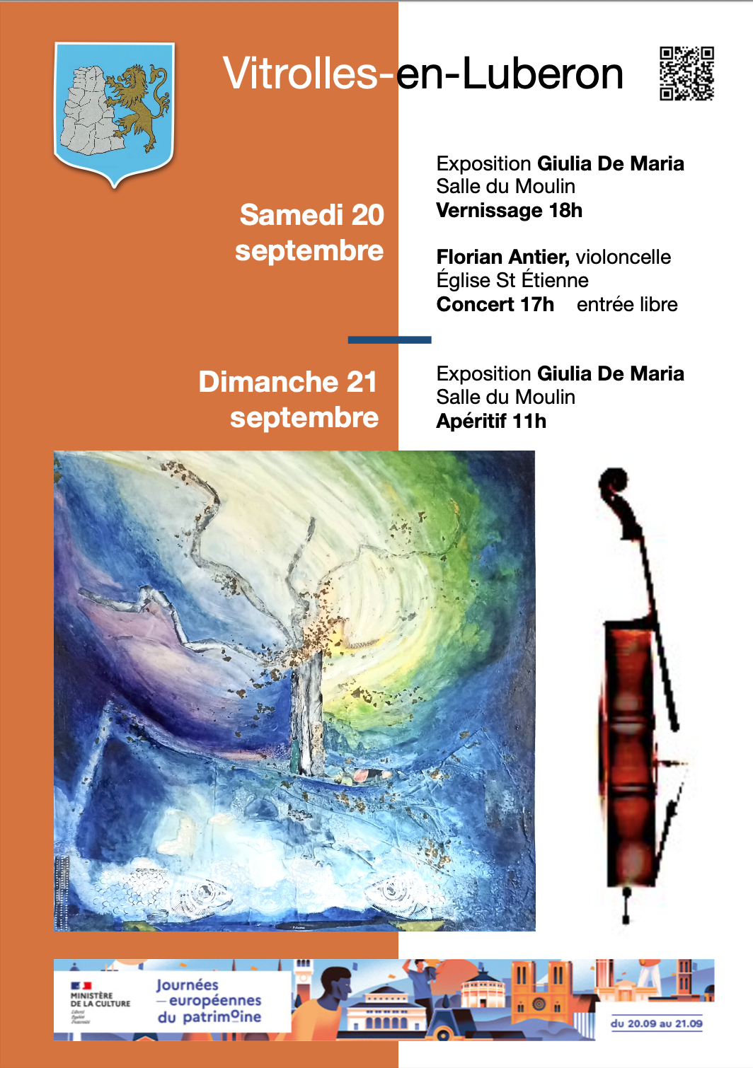 Concert Classique - Florian ANTIER, violoncelle  Vitrolles en Luberon