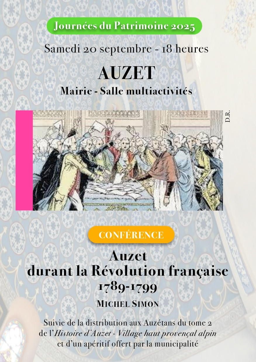 Journes Europennes du Patrimoine 2025  Auzet