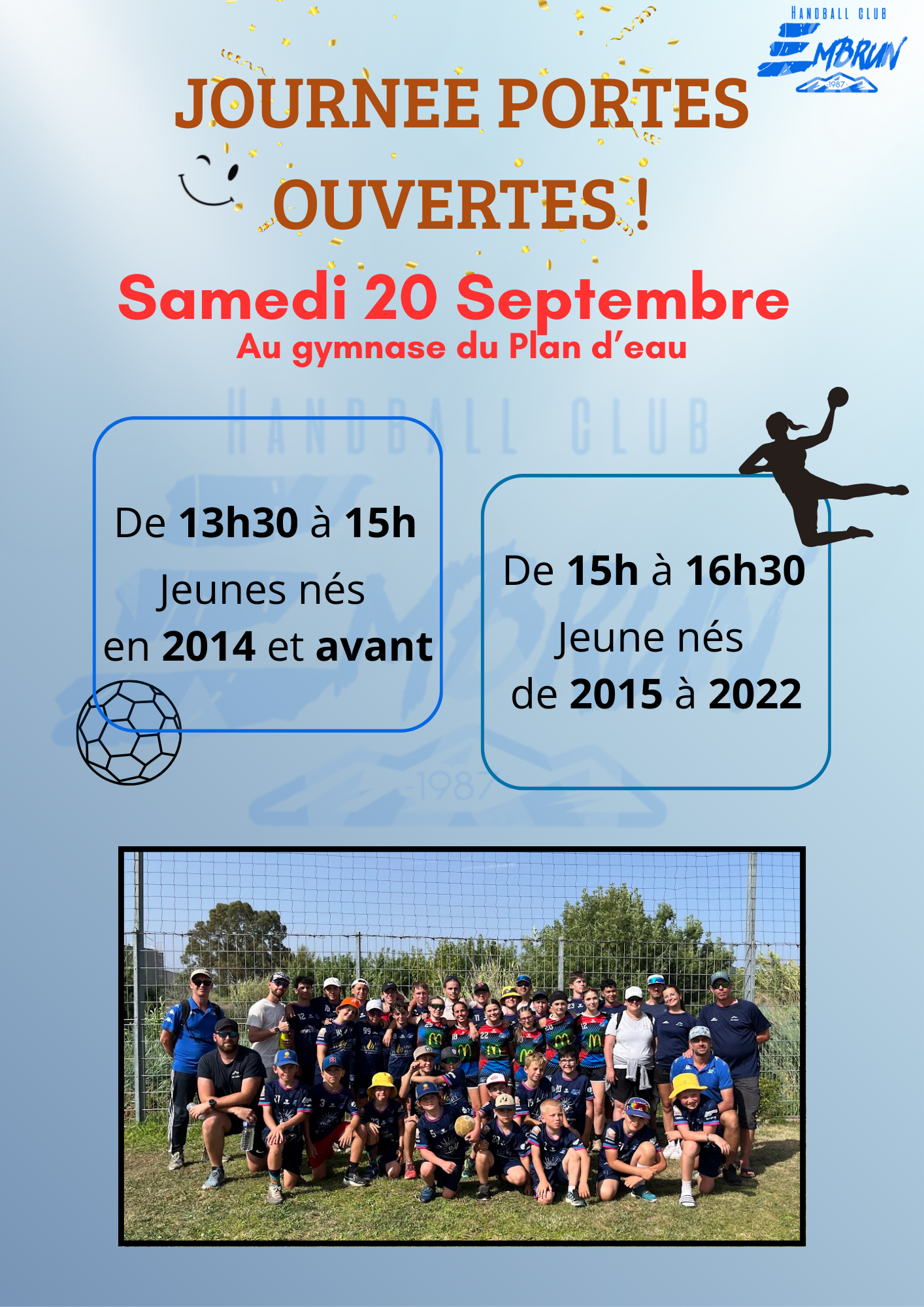 Journe Portes Ouvertes Handball Club Embrun