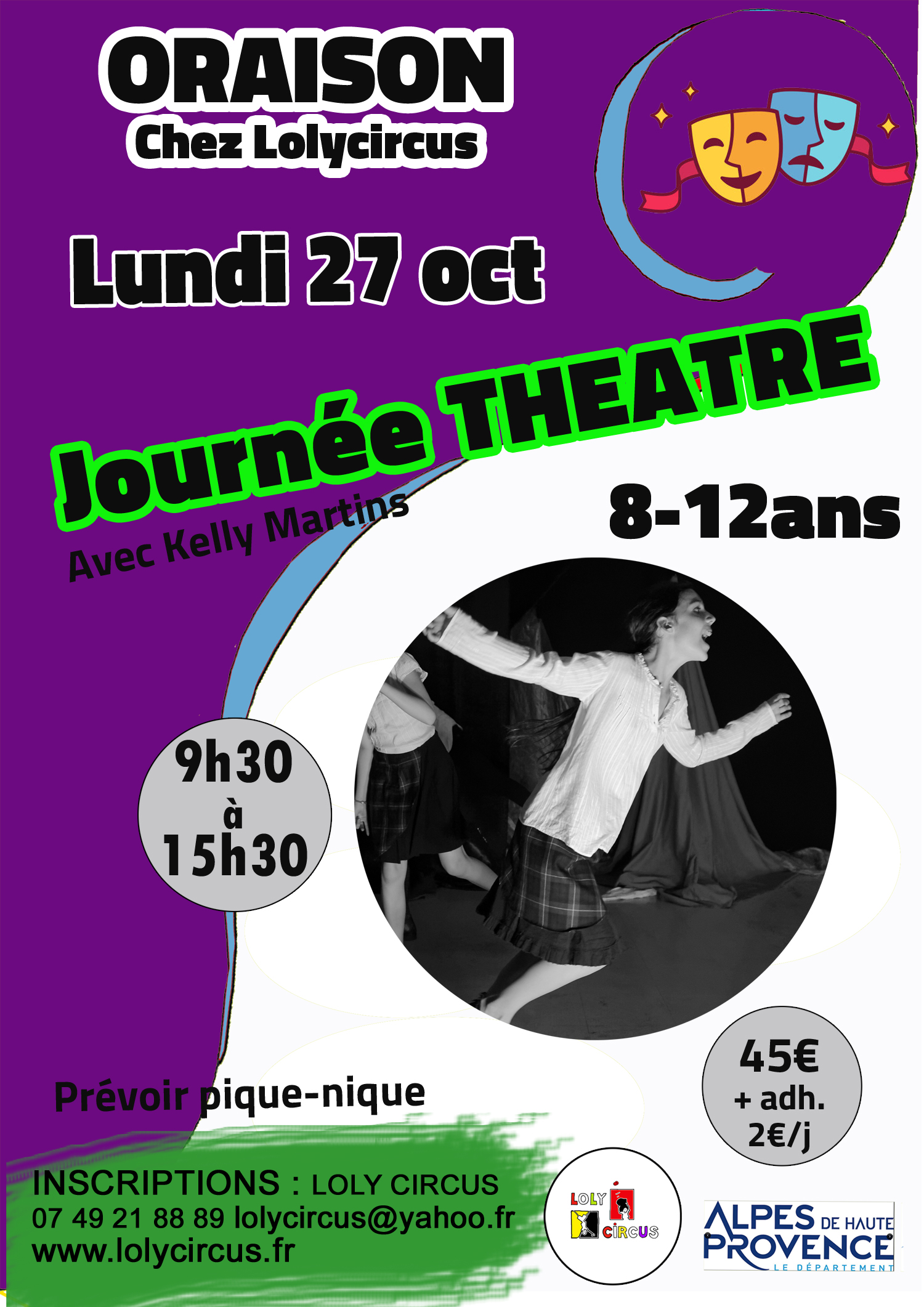 Journe dcouverte thtre 8/12 ans