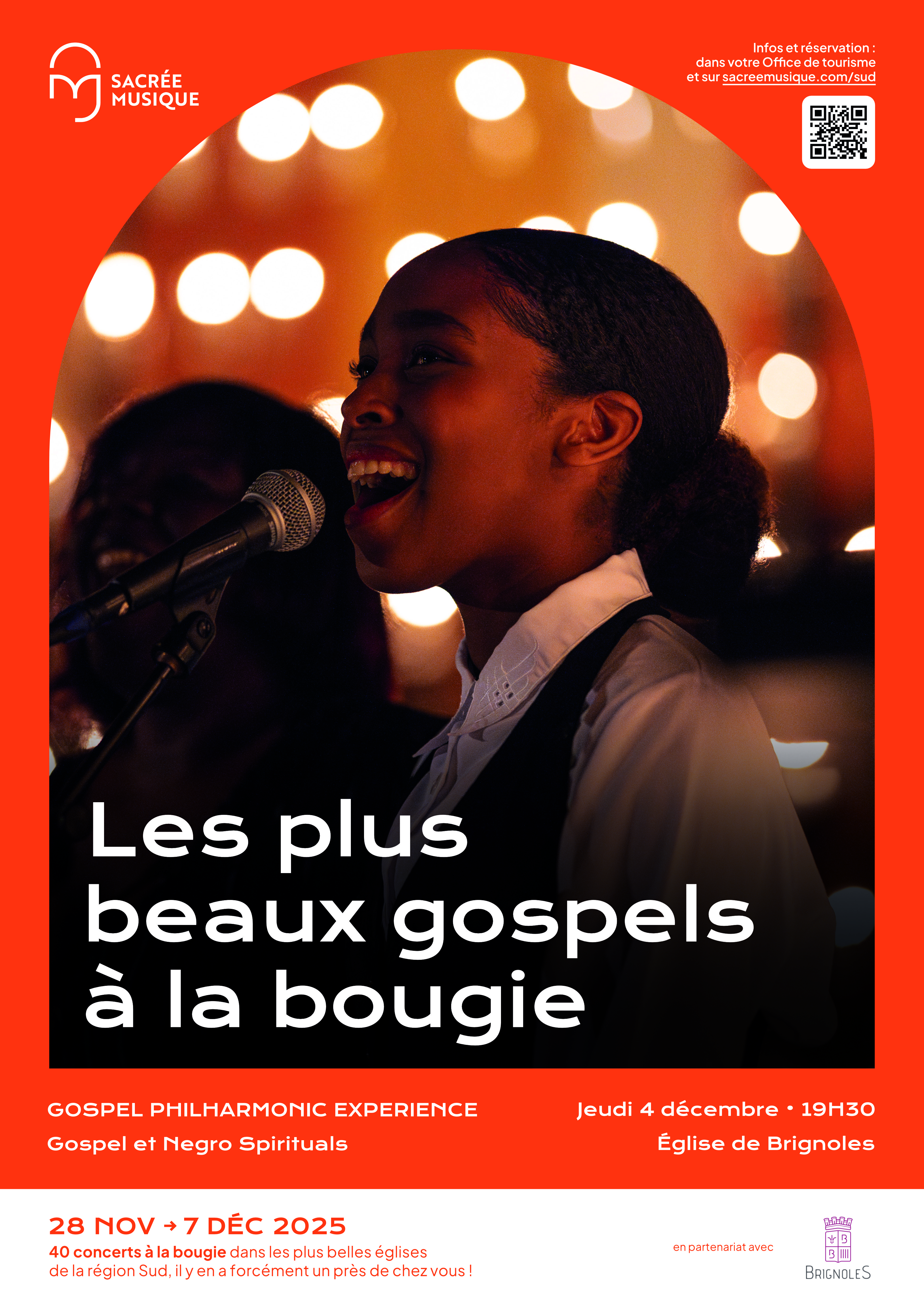 Concert  la bougie : Gospel Philharmonic experience - musique gospel | Festival sacre musique