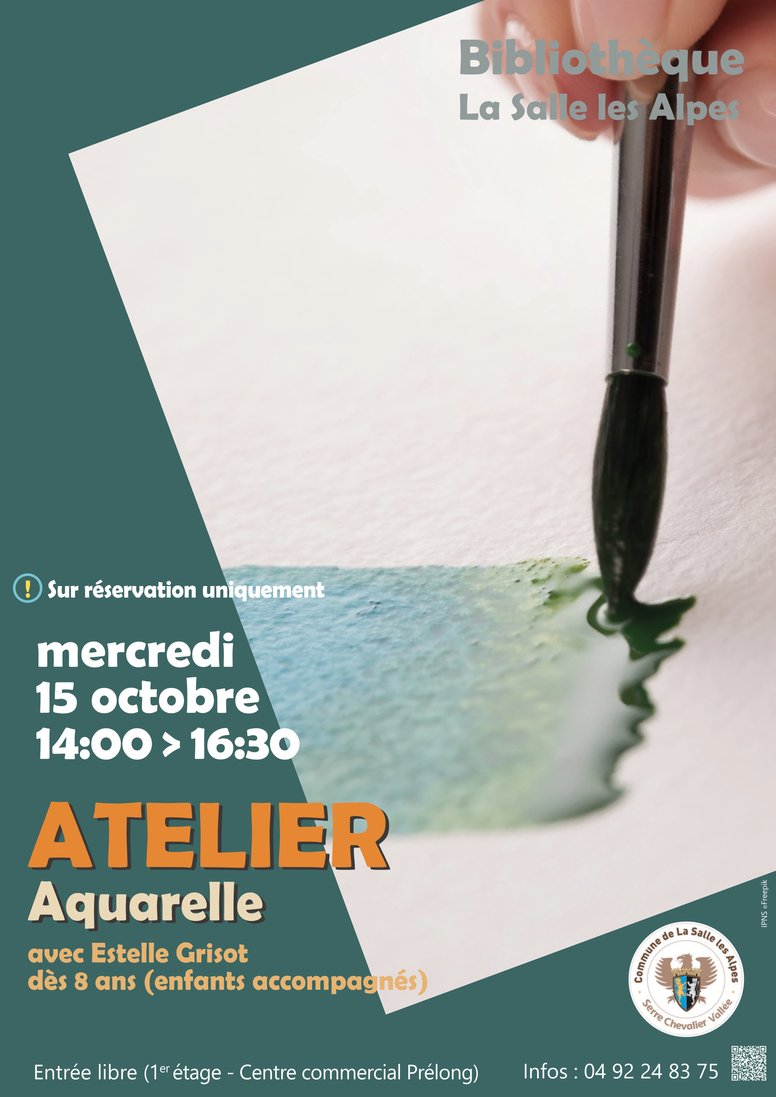 Atelier aquarelle avec Estelle Grisot