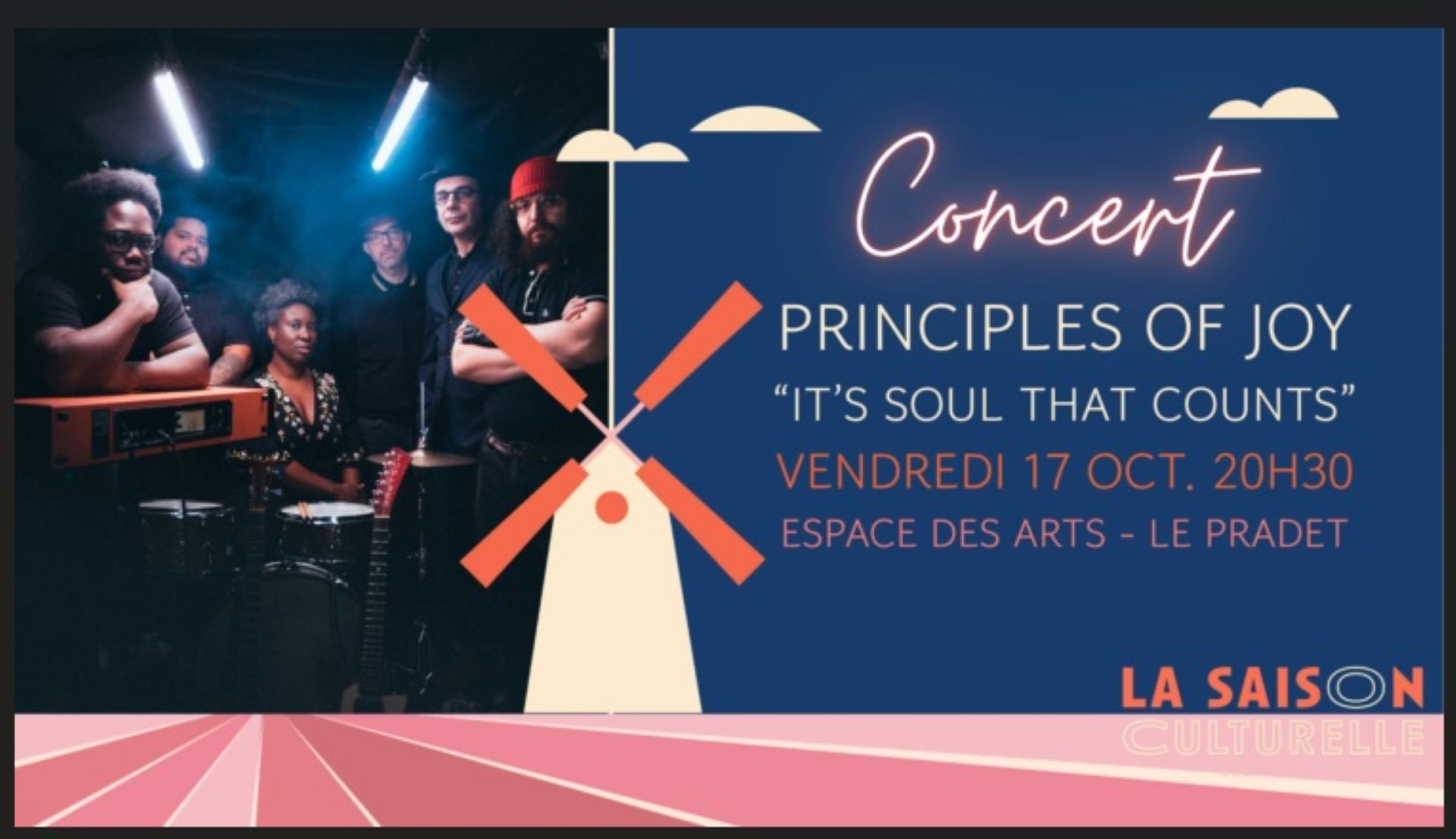 Musique soul -Principles of Joy - Espace des arts