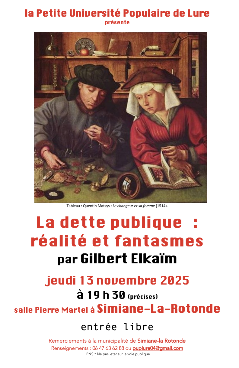 Confrence de Gilbert Elkam : 