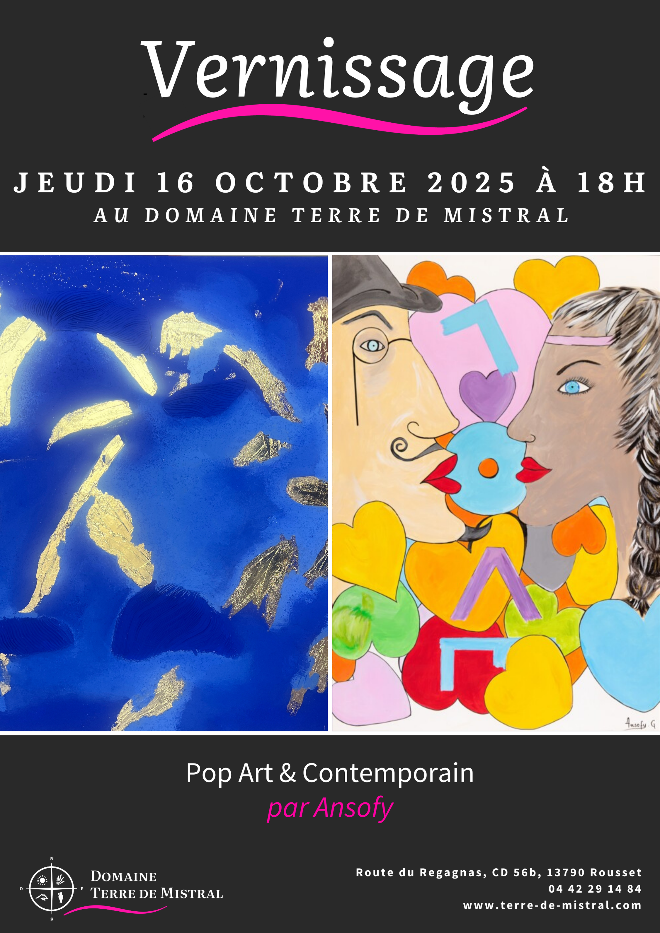 Vernissage de l'exposition d'Ansofy