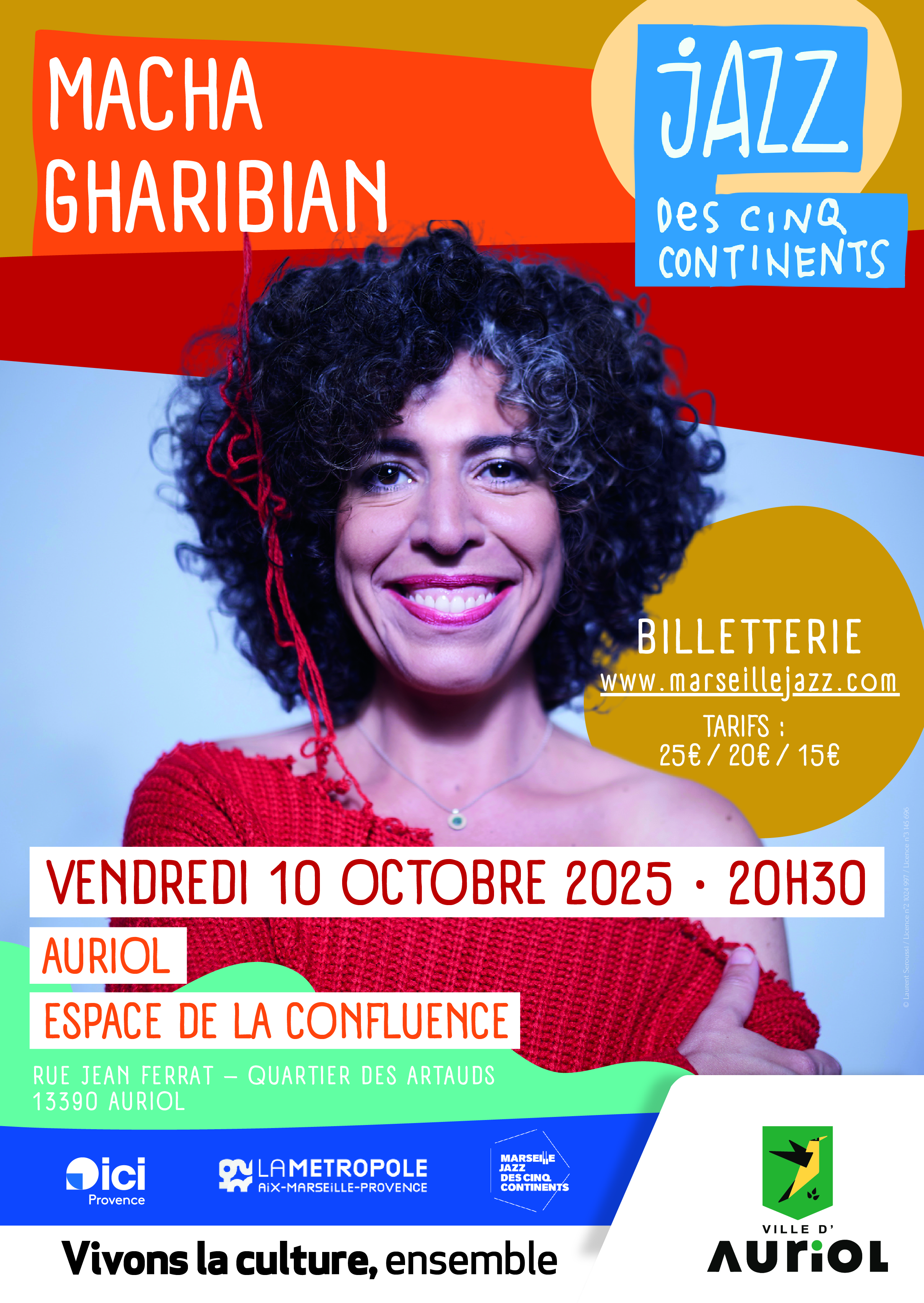 Concert Marseille Jazz cinq continents