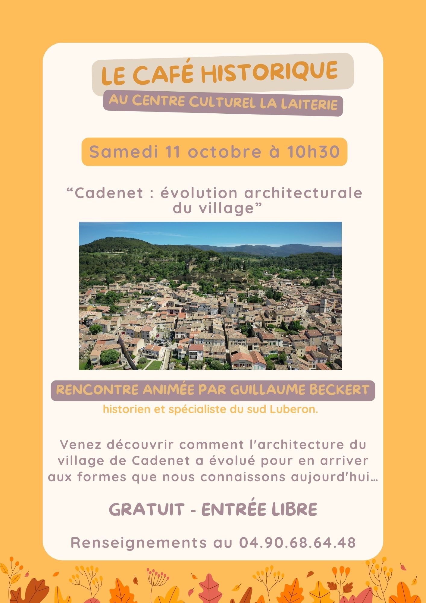 Caf Historique  Cadenet