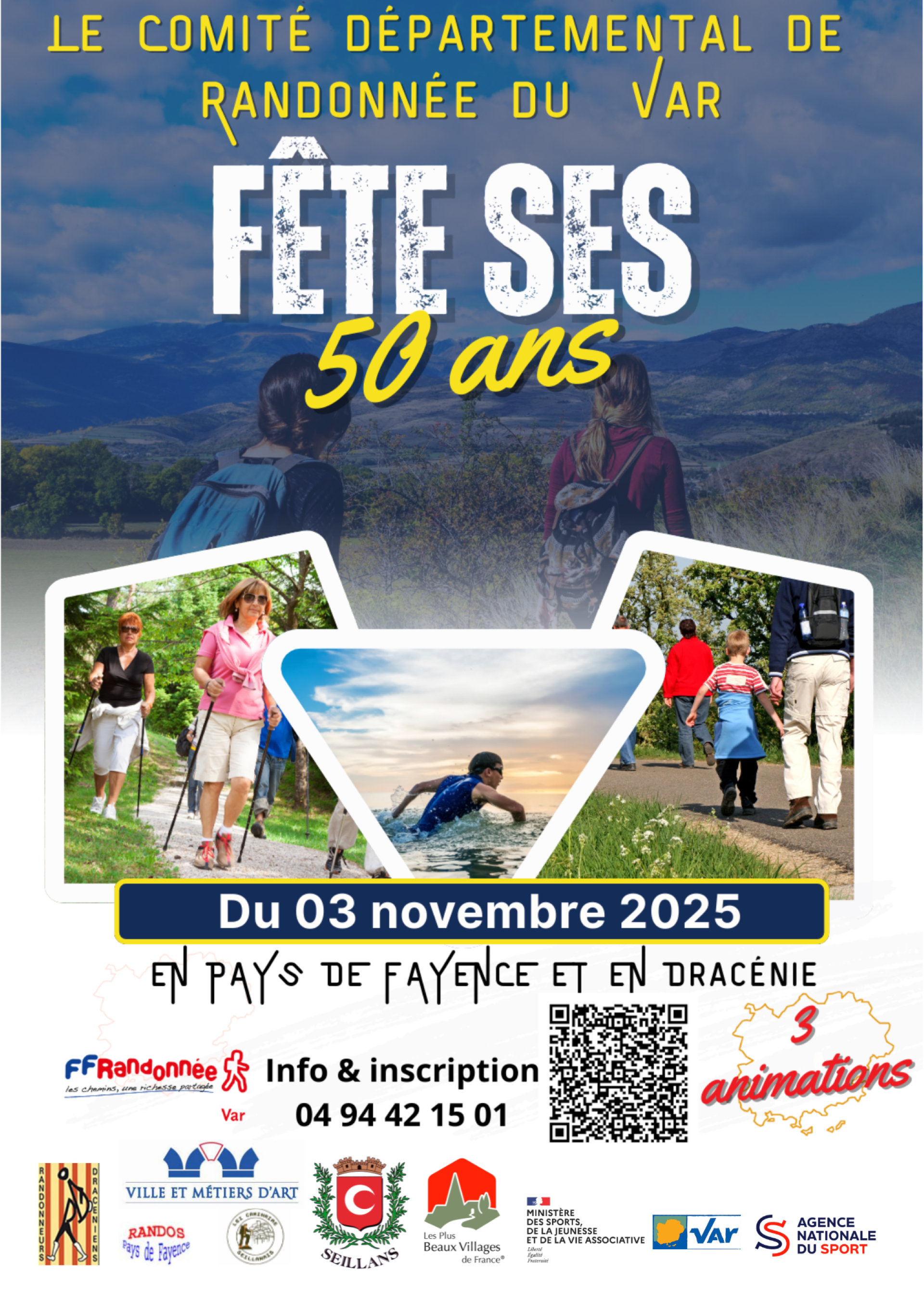 Fte de la randonne - 2 dparts  Seillans