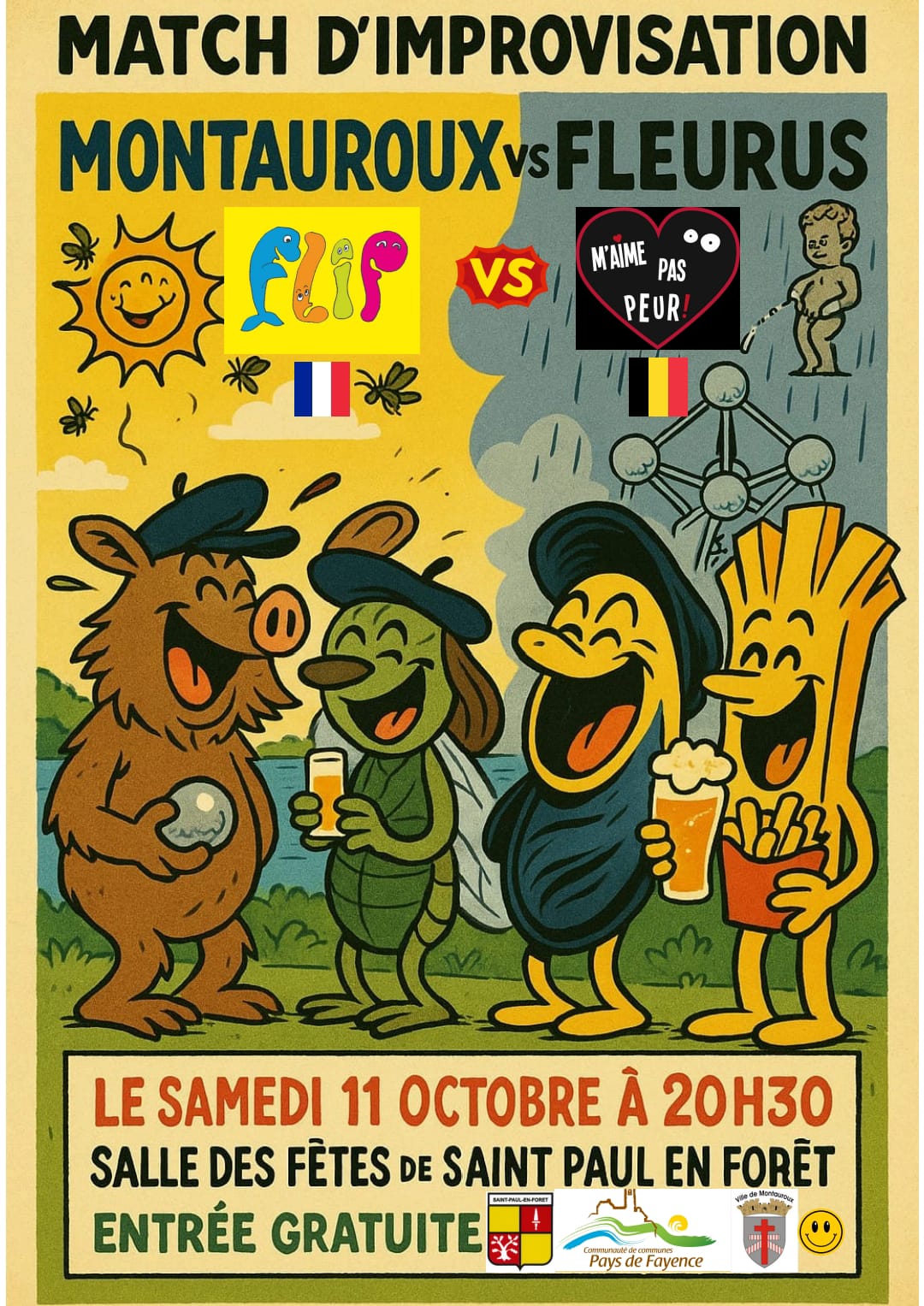 MATCH D'IMPROVISATION Montauroux VS Fleurus