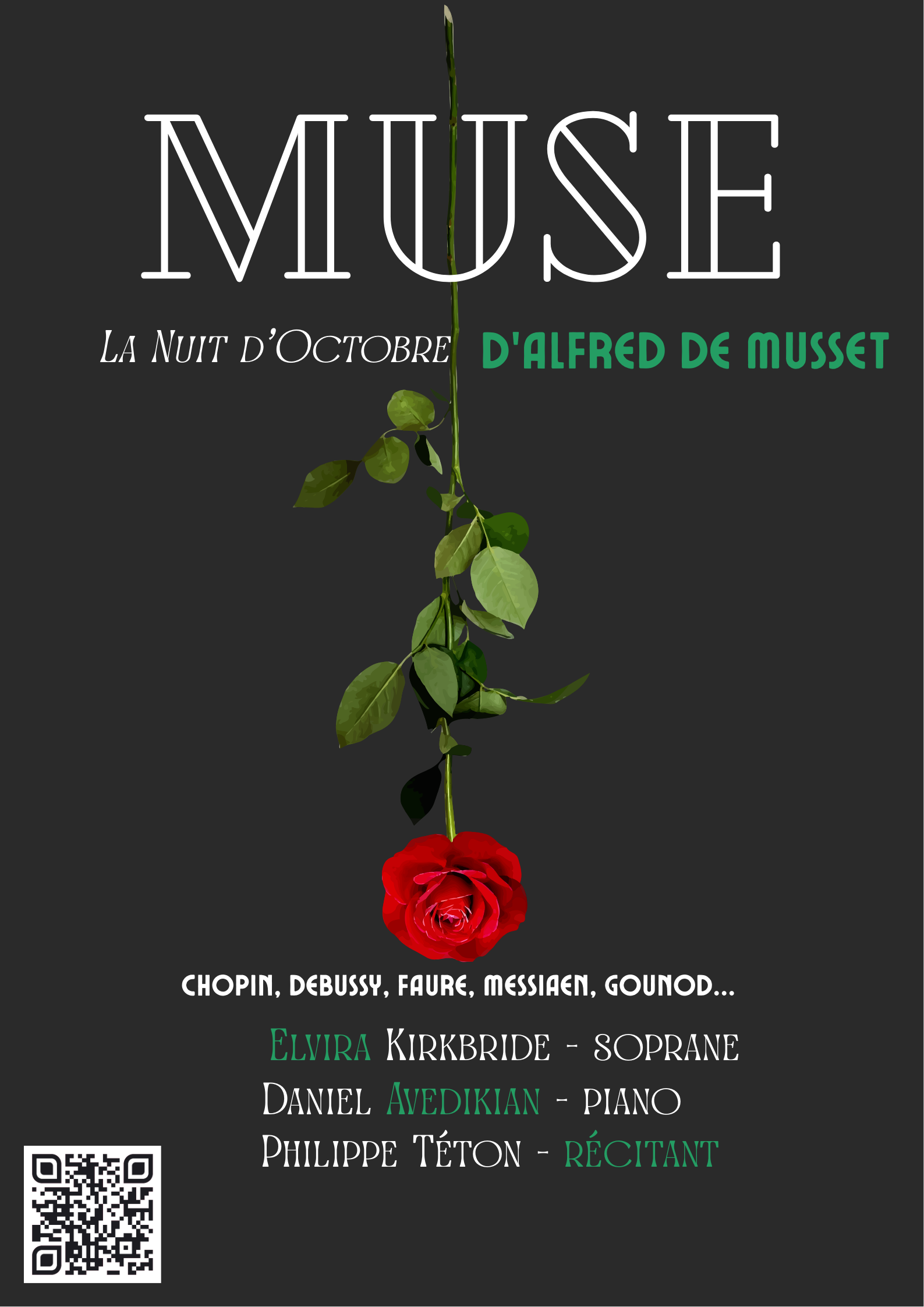 Muse : la nuit d'octobre d'Alfred de Musset