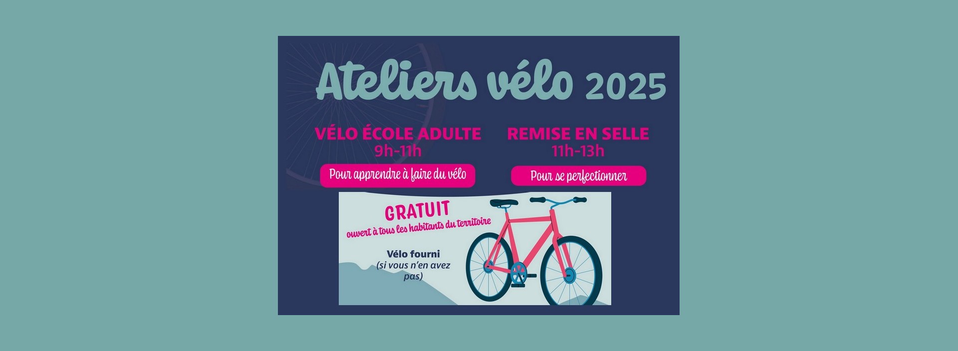 Ateliers vlo adulte 2025  Saint-Rmy-de-Provence