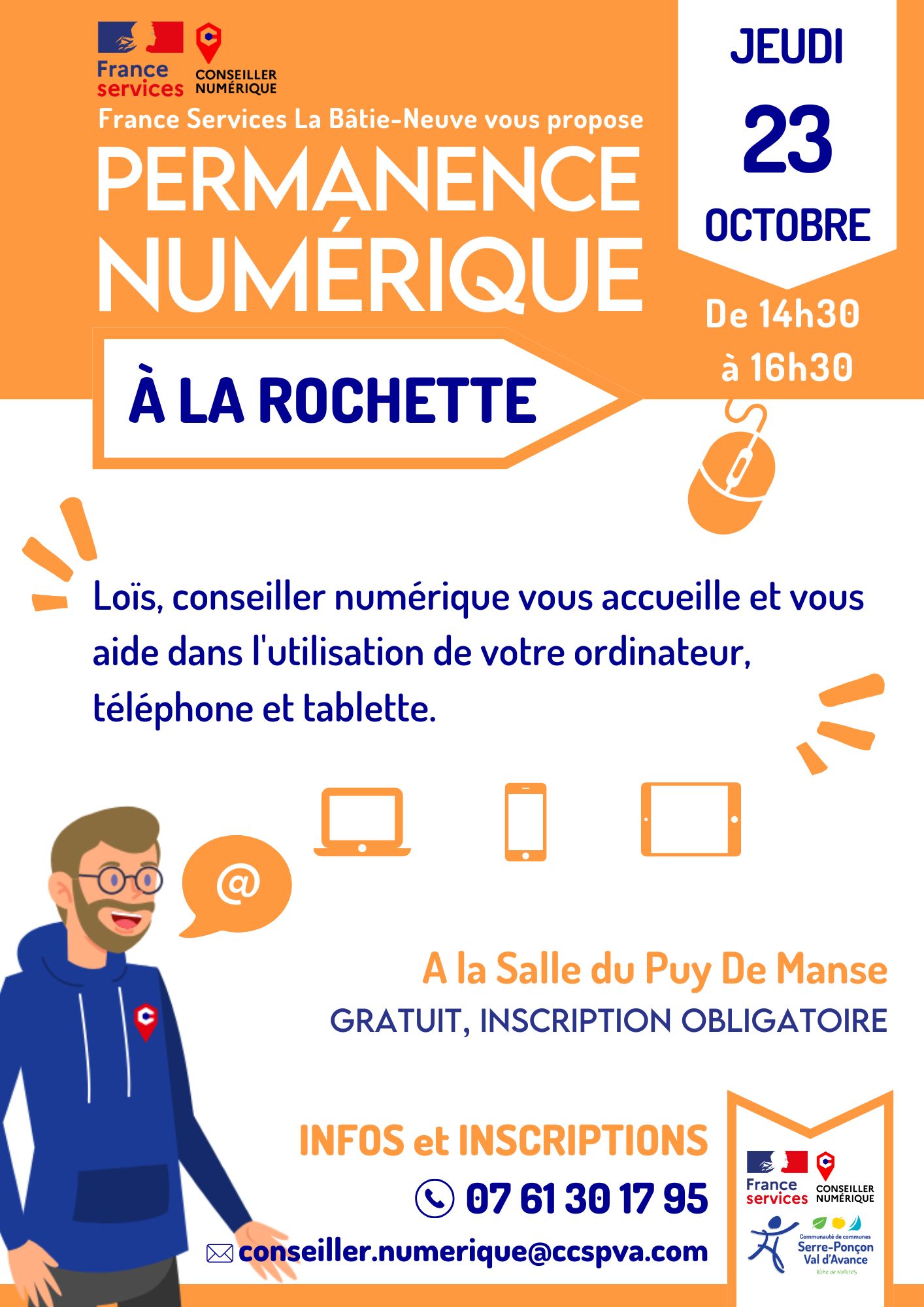 Permanence numrique  La Rochette