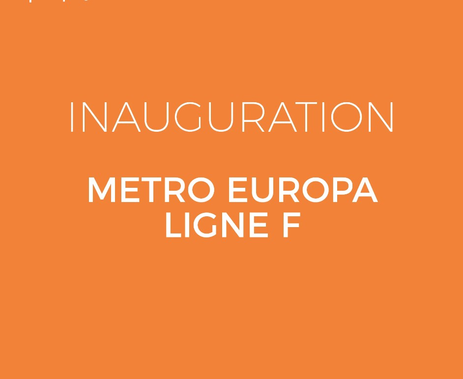 Metro Europa : inauguration de la Ligne F Maisons Folie