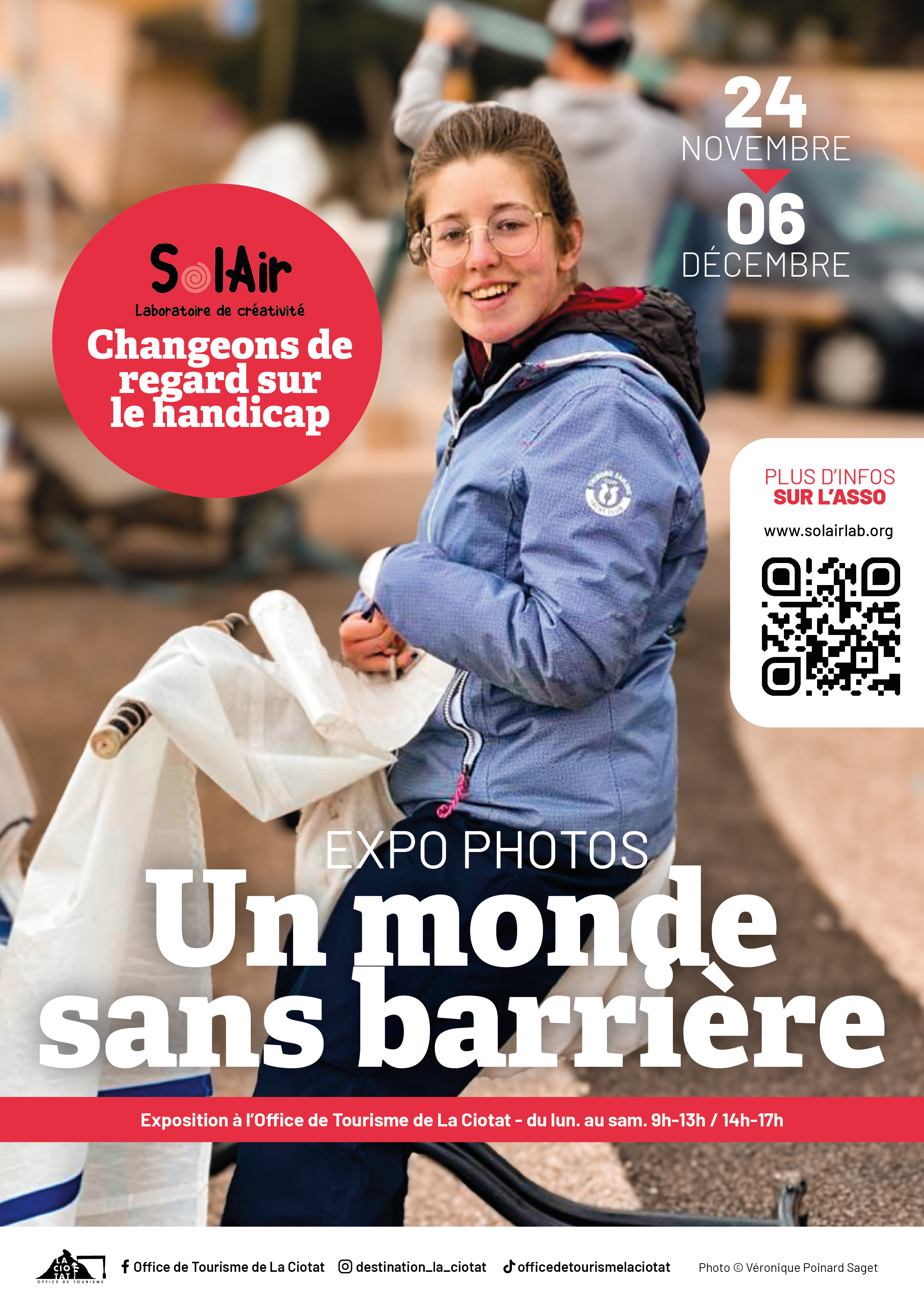Exposition photographique Un Monde sans Barrire de l'association SolAir