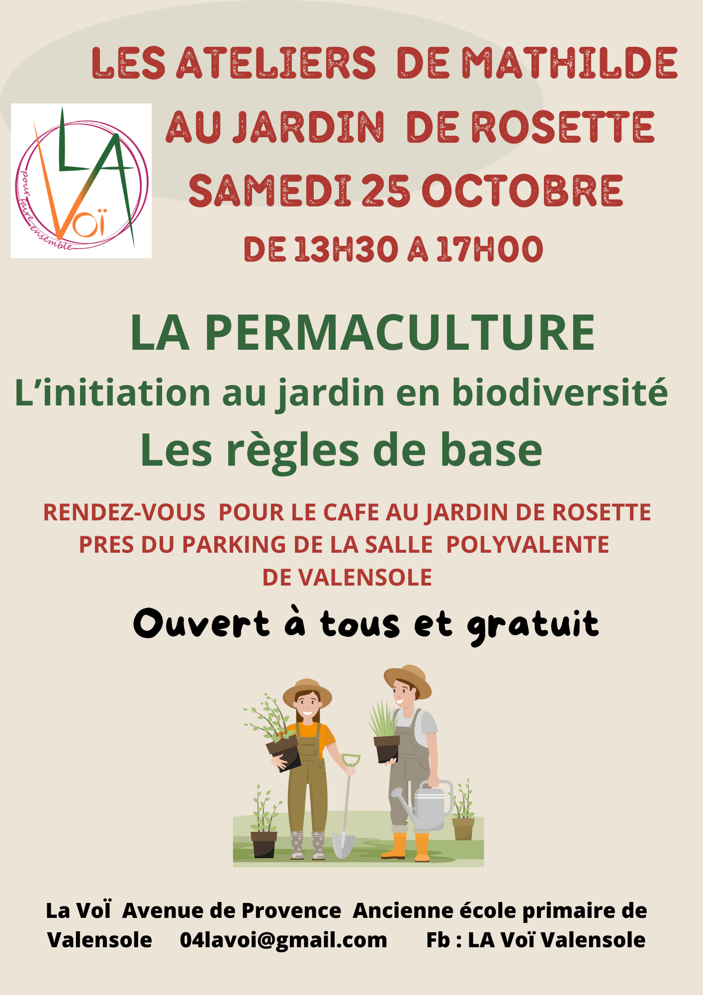 ATELIER JARDIN EN PERMACULTURE