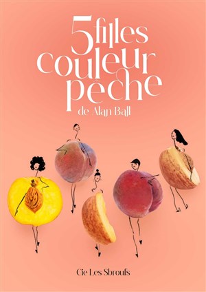 5 filles couleur pche