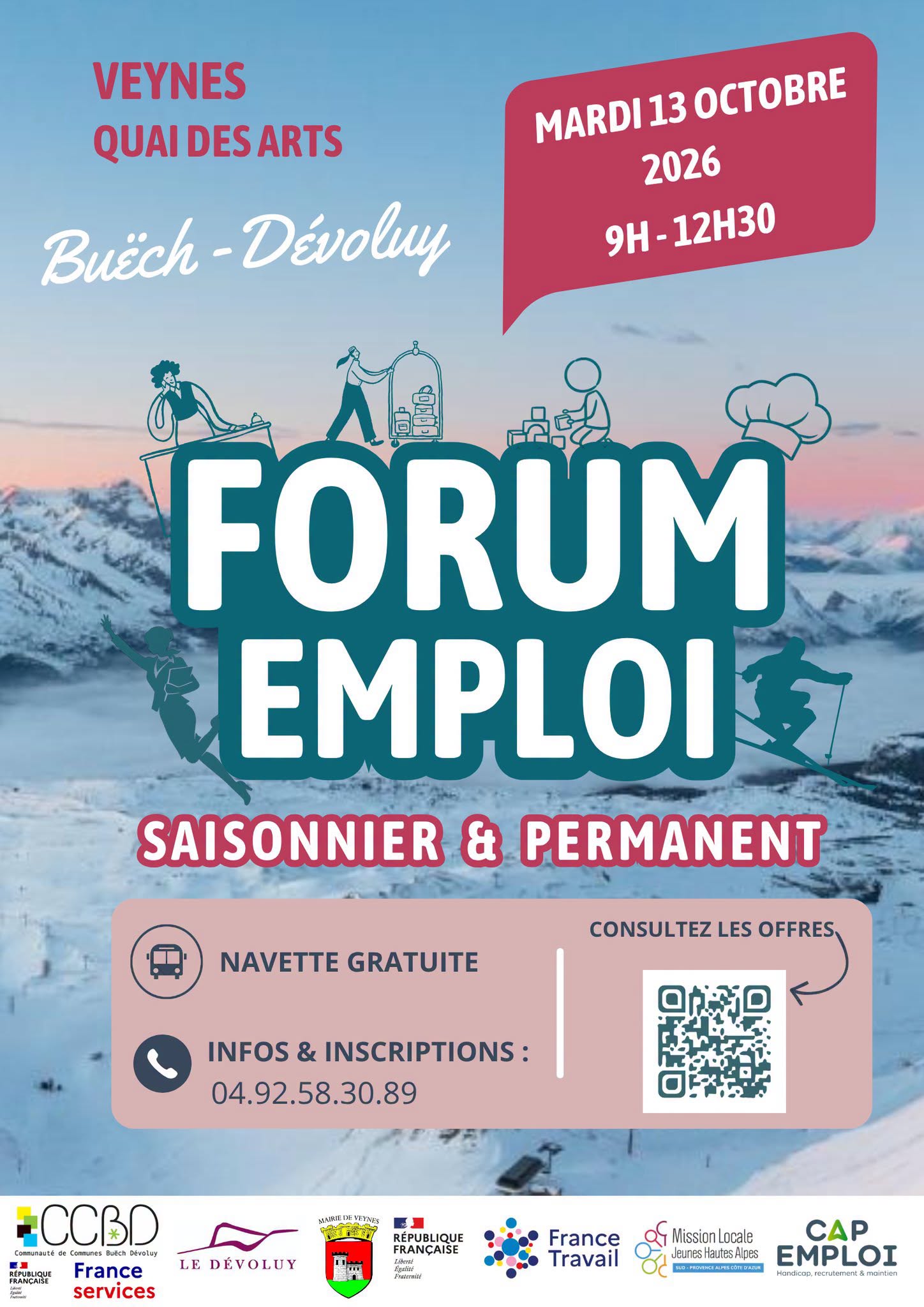 Forum de l'emploi saisonnier et permanent