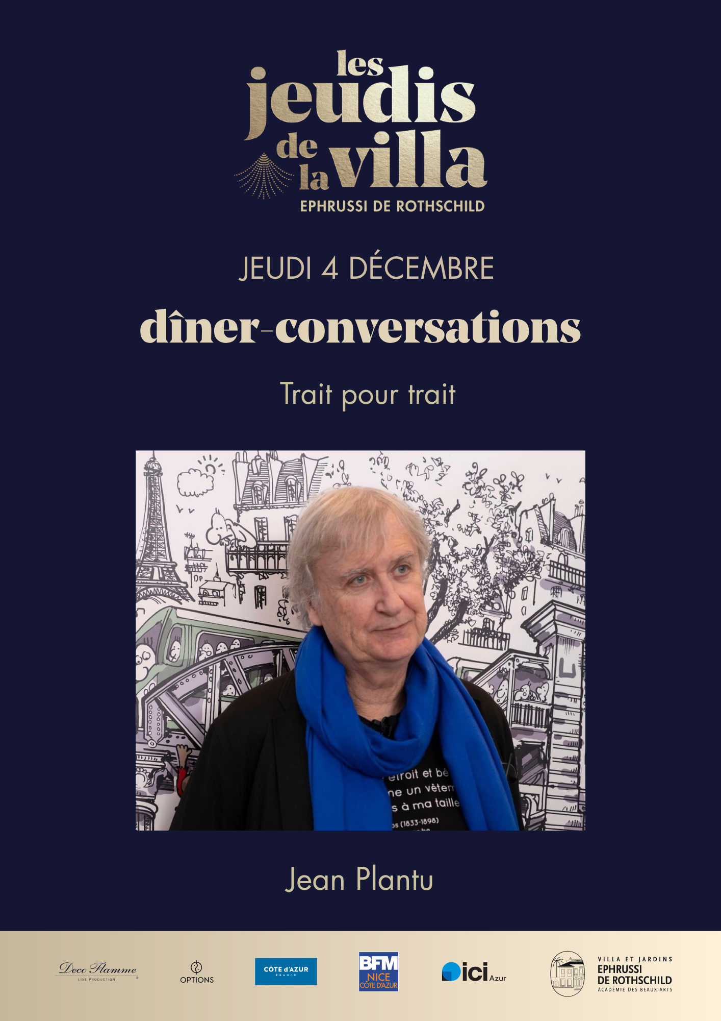 Les Jeudis de la Villa - Jean Plantu : Trait pour trait