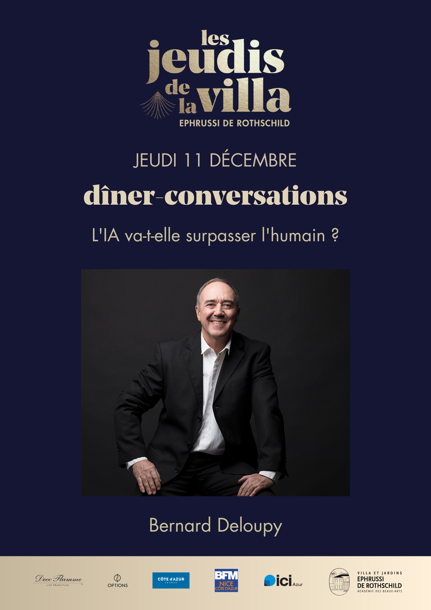 Les Jeudis de la Villa - Bernard Deloupy : L'IA va-t-elle surpasser l'humain ?