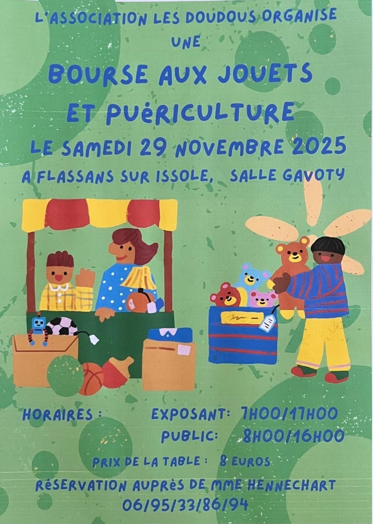 Bourse aux jouets et puriculture