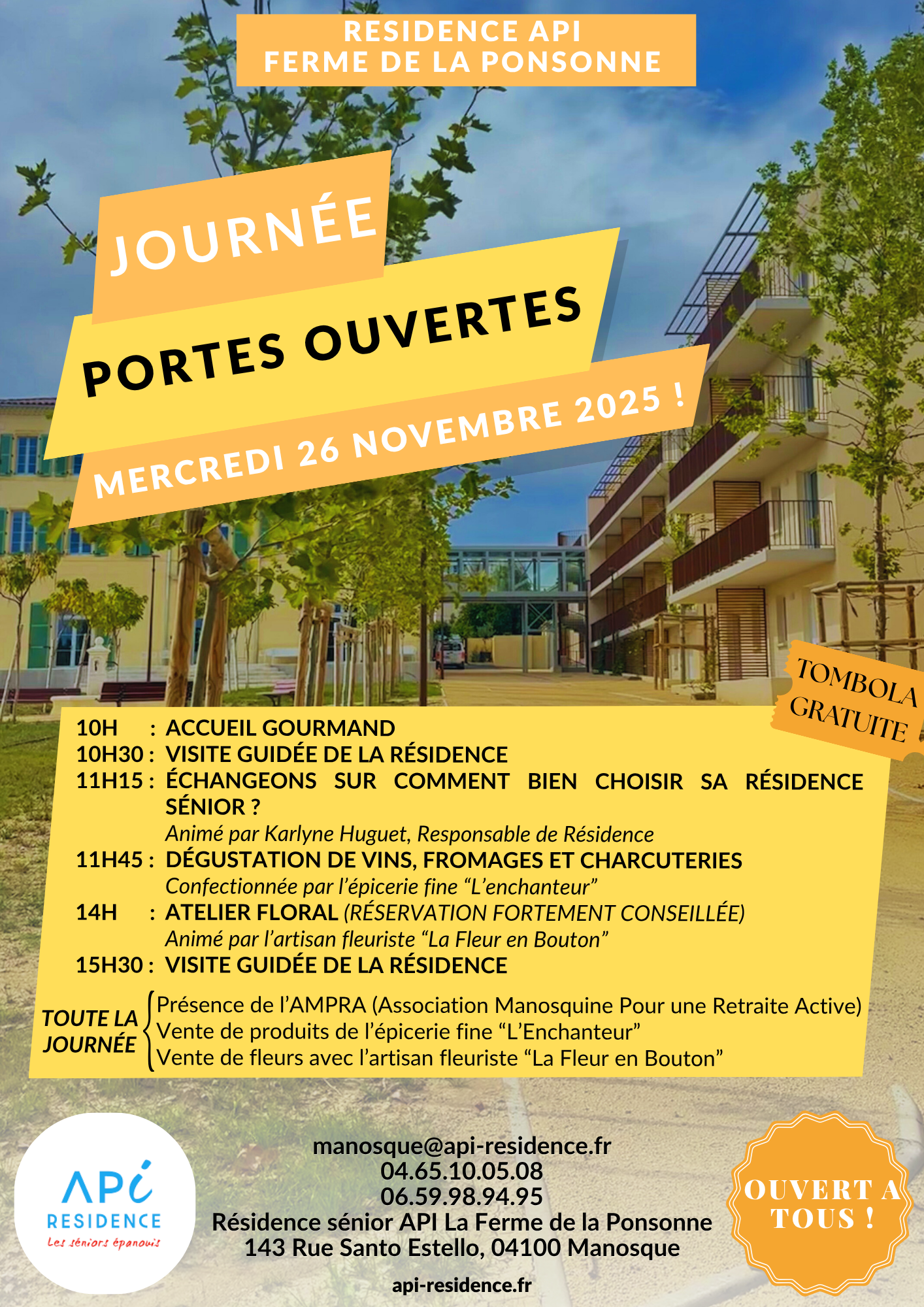 Journe portes ouvertes  - API