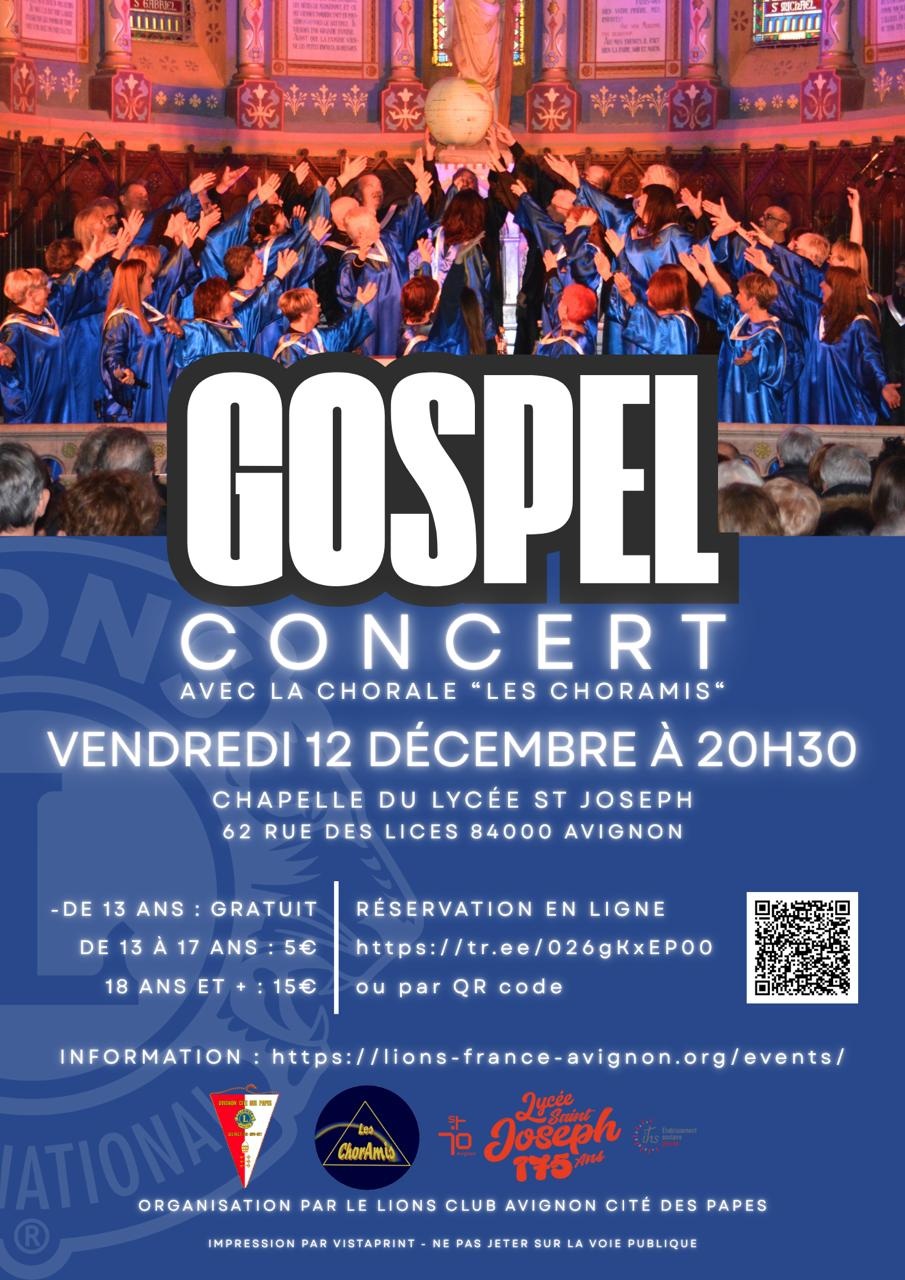 Concert gospel avec la chorale Les ChorAmis