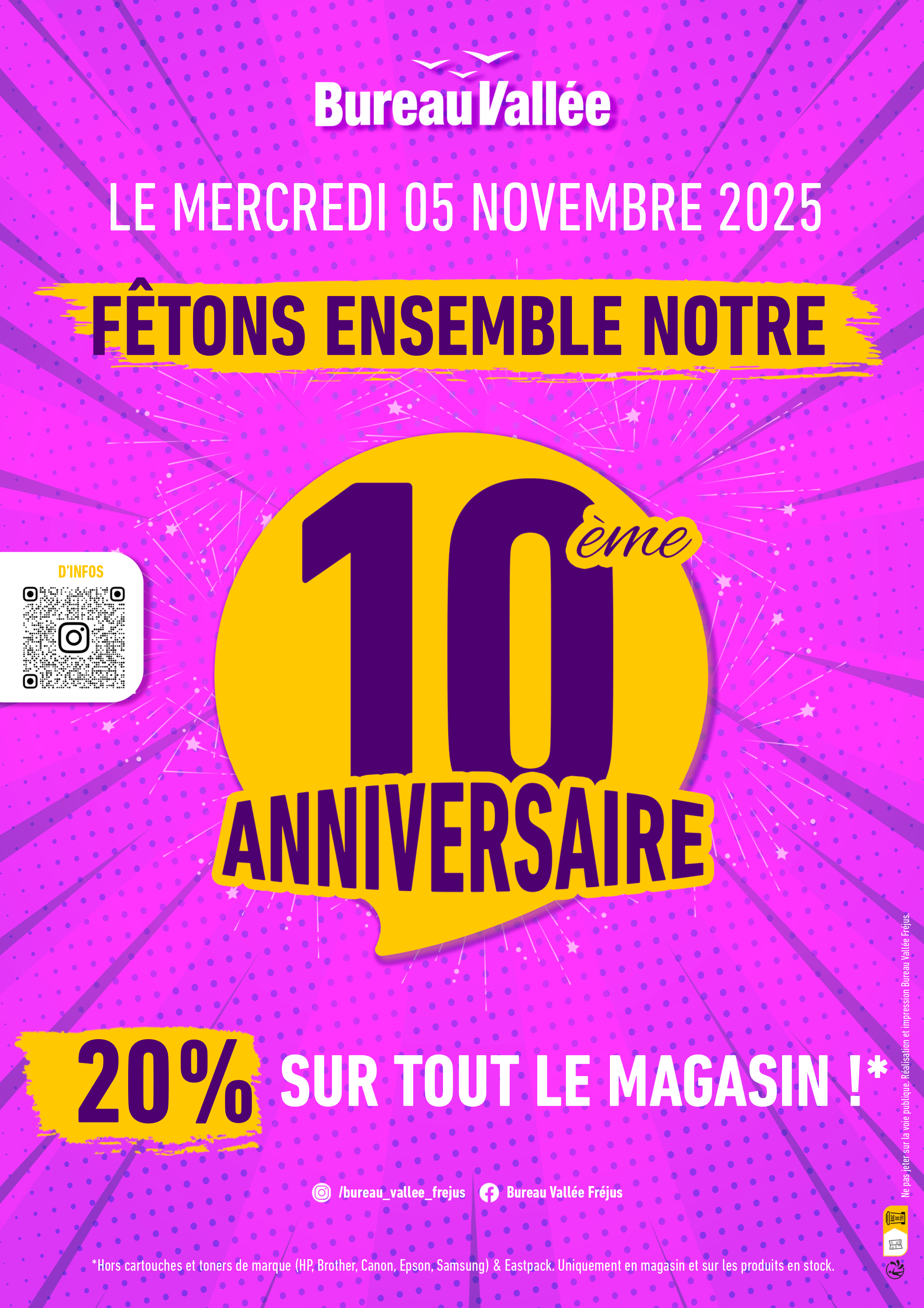 10me anniversaire Bureau Valle