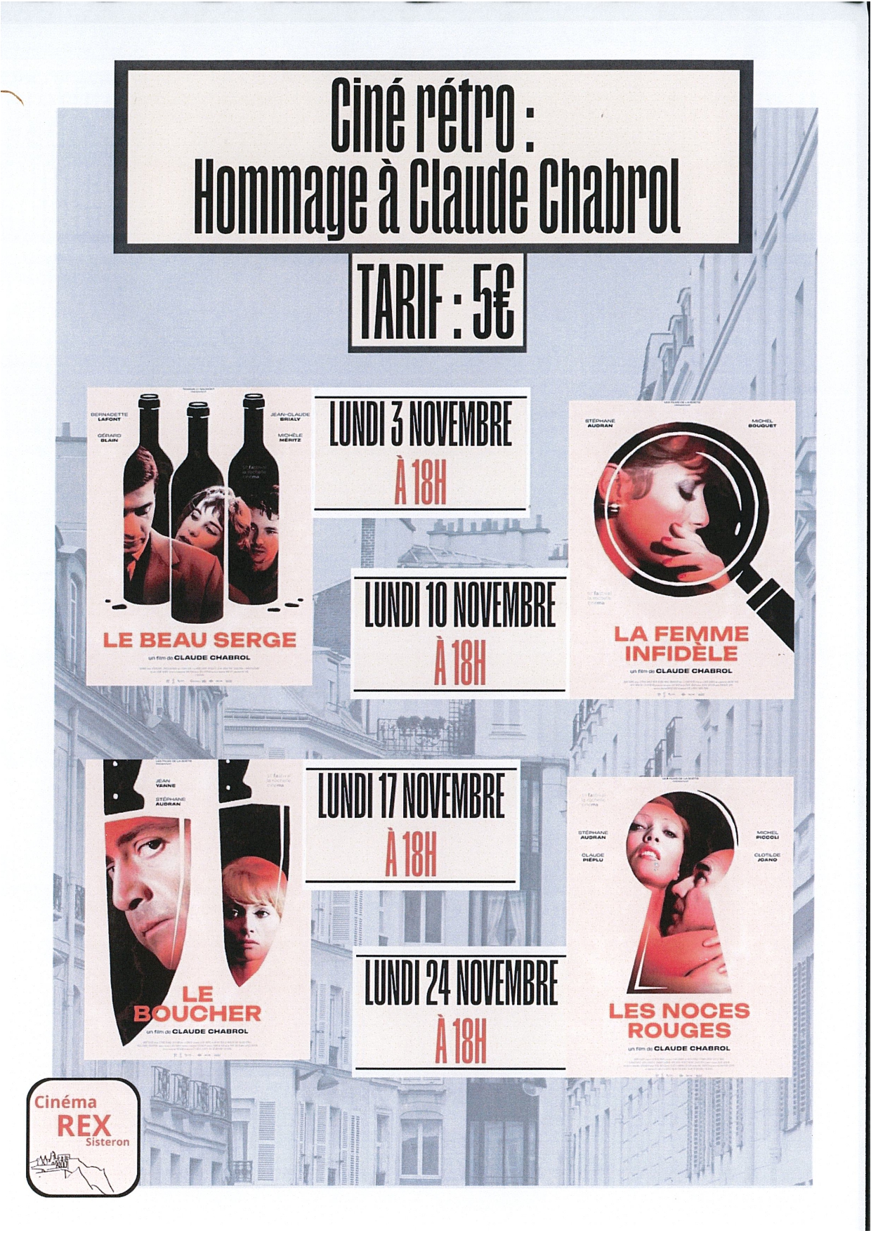 Cin-rtro : hommage  Claude Chabrol