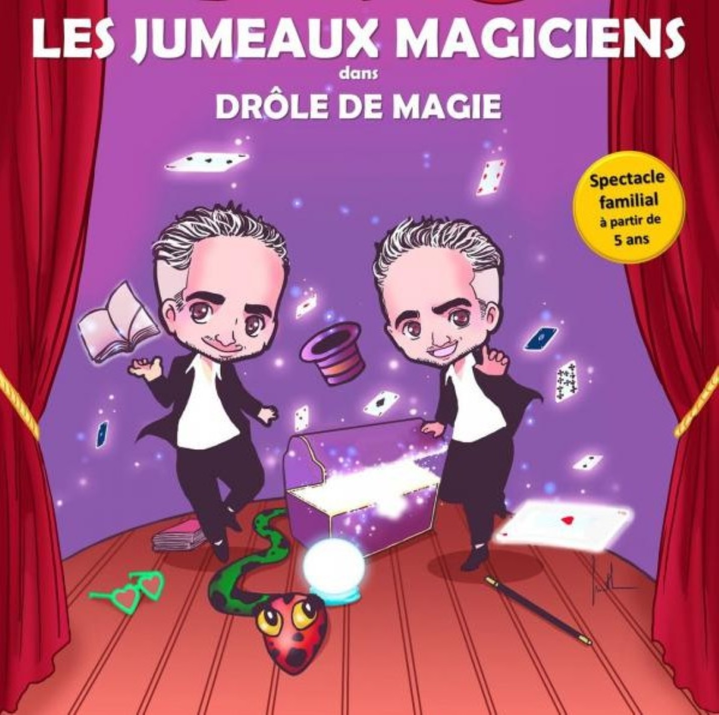 Les jumeaux magiciens dans Drle de magie