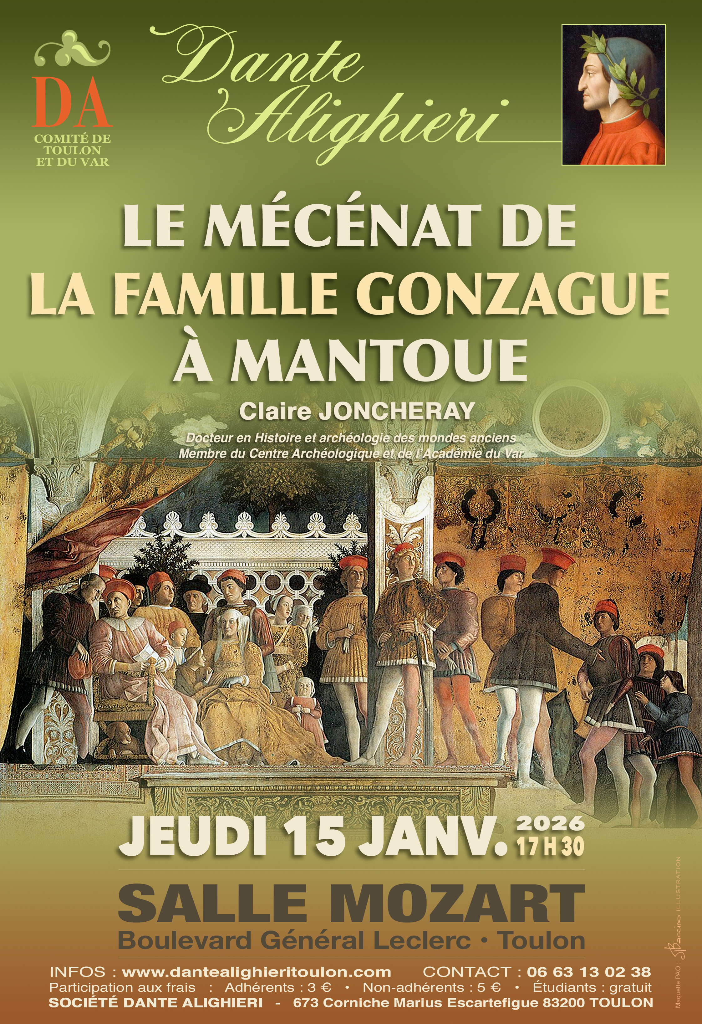 Confrence - Le mcnat de la famille des Gonzague  Mantoue