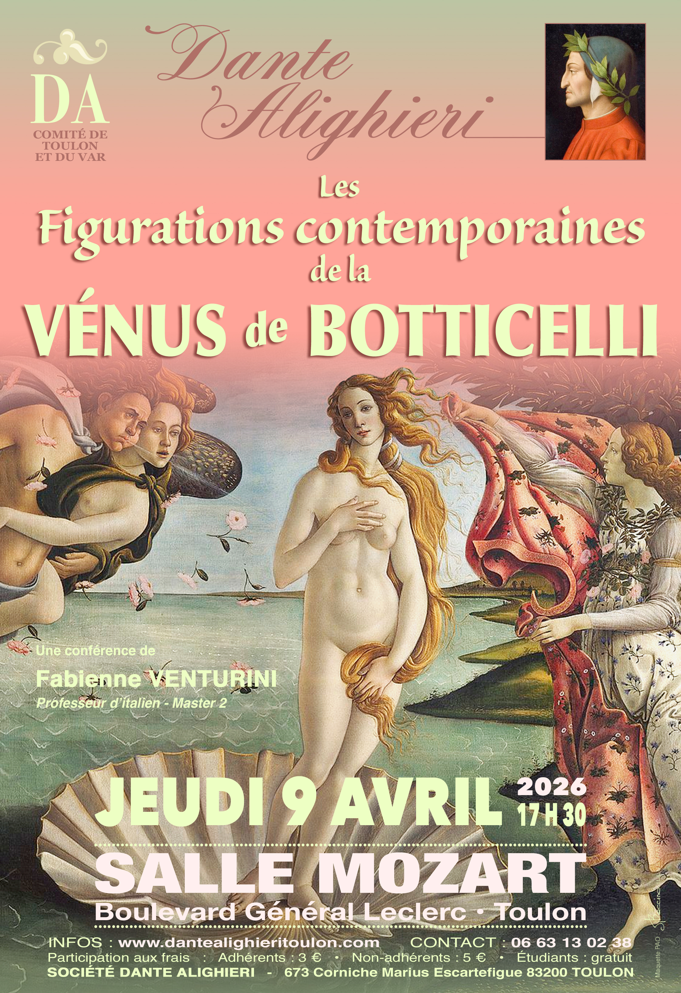 Conf�rence -Les Figurations contemporaines de la Venus de Boticelli