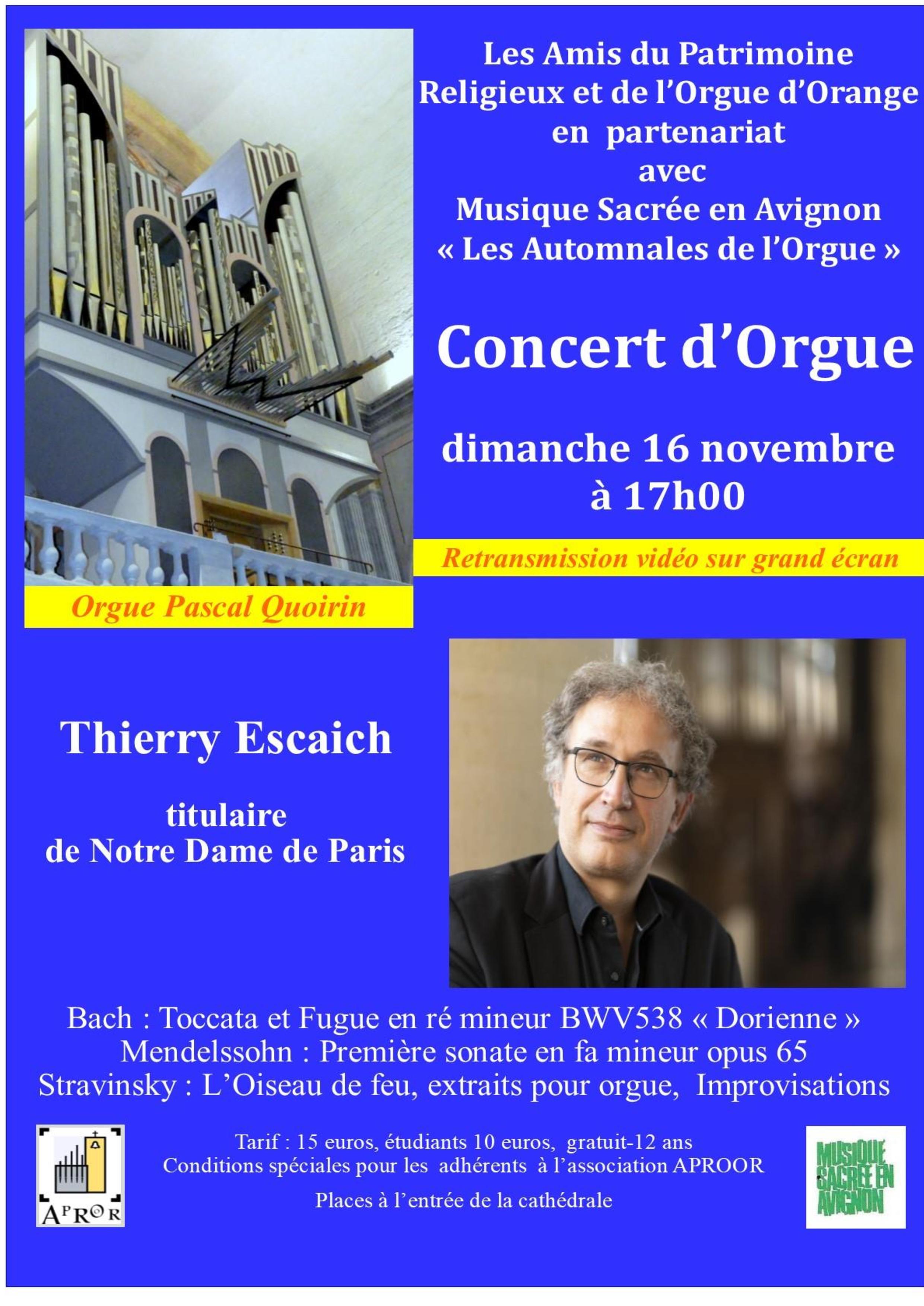 Concert d'Orgue
