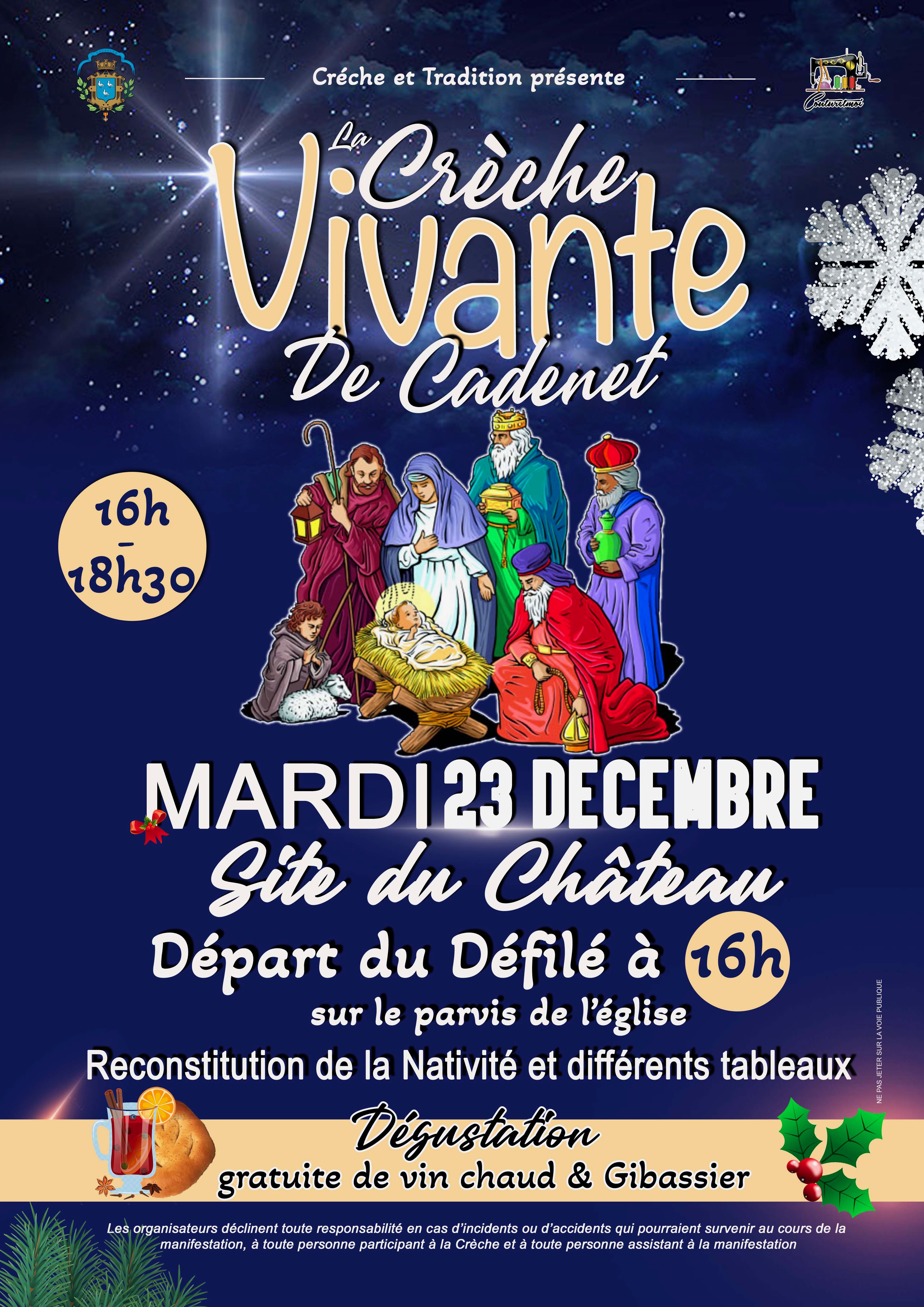 Crche Vivante  Cadenet