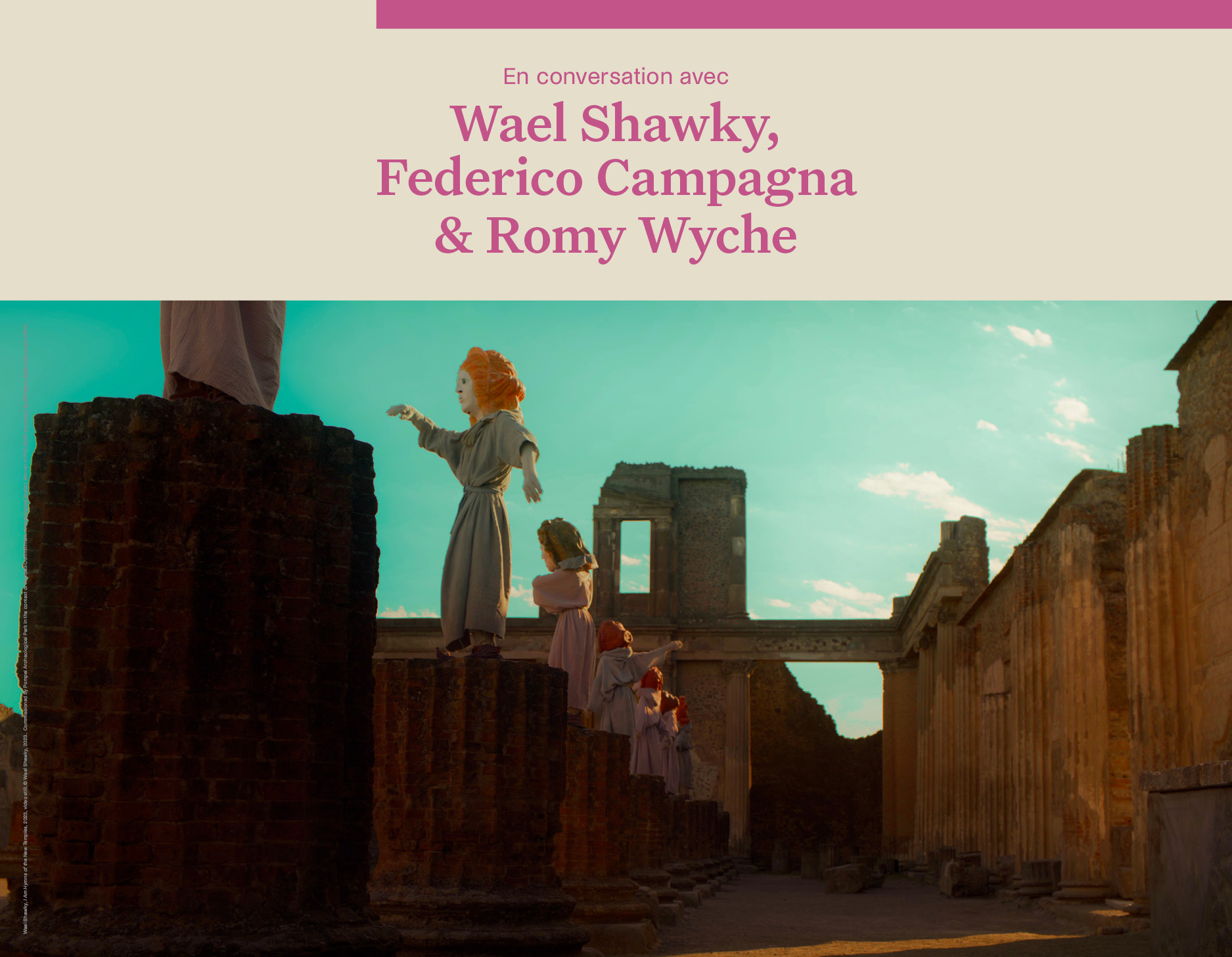 En conversation avec Wael Shawky, Federico Campagna et Romy Wyche