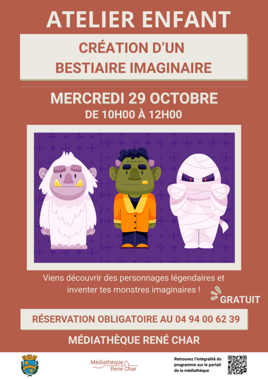 Atelier cratif : Cration d'un bestire imaginaire