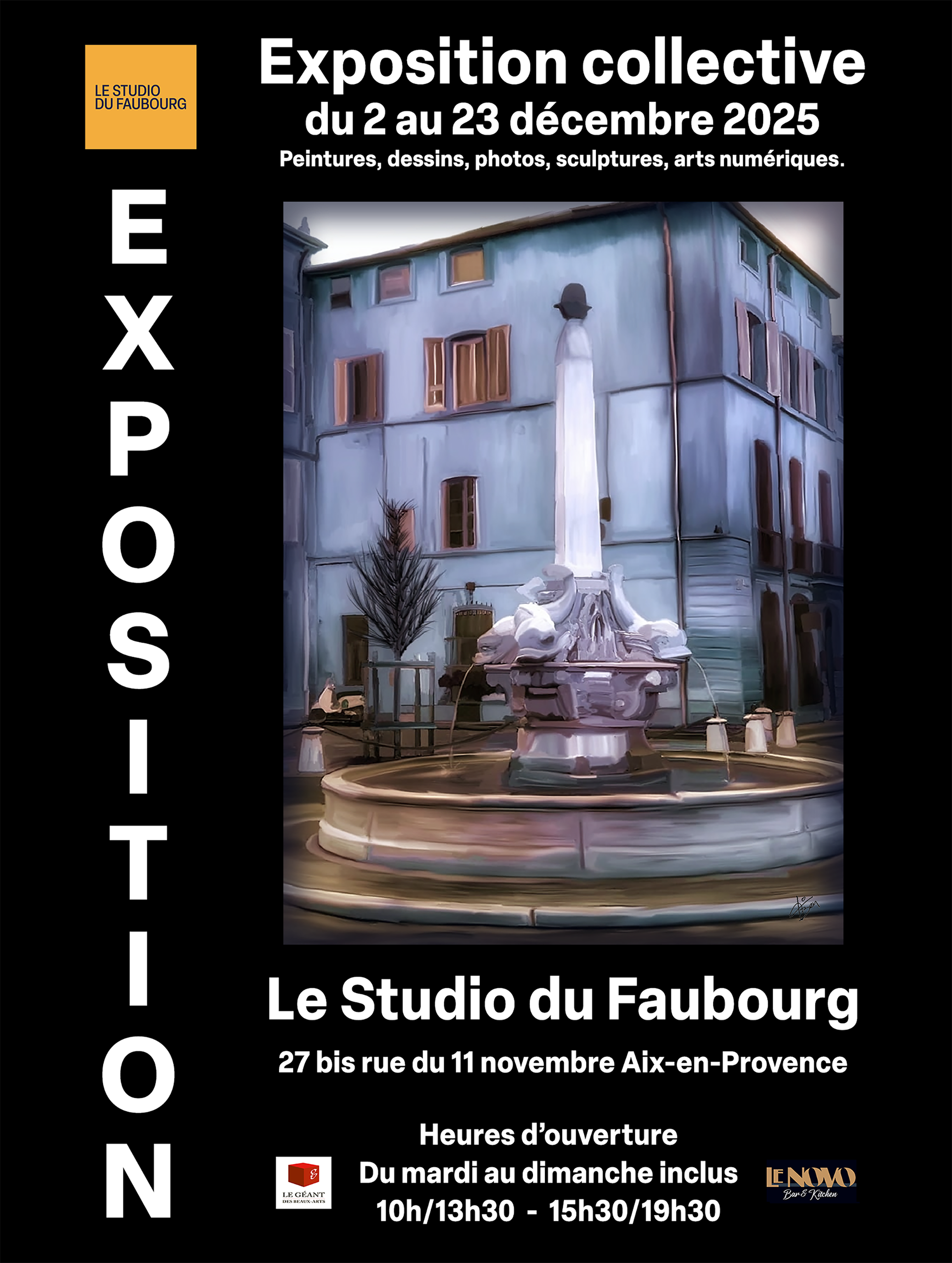 Exposition au Centre de Danse et d'Art Contempoprain du Studio du Faubourg