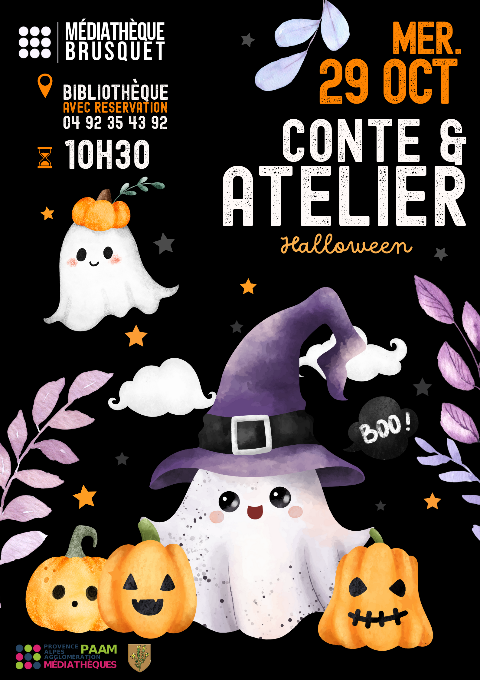 Conte et atelier Halloween