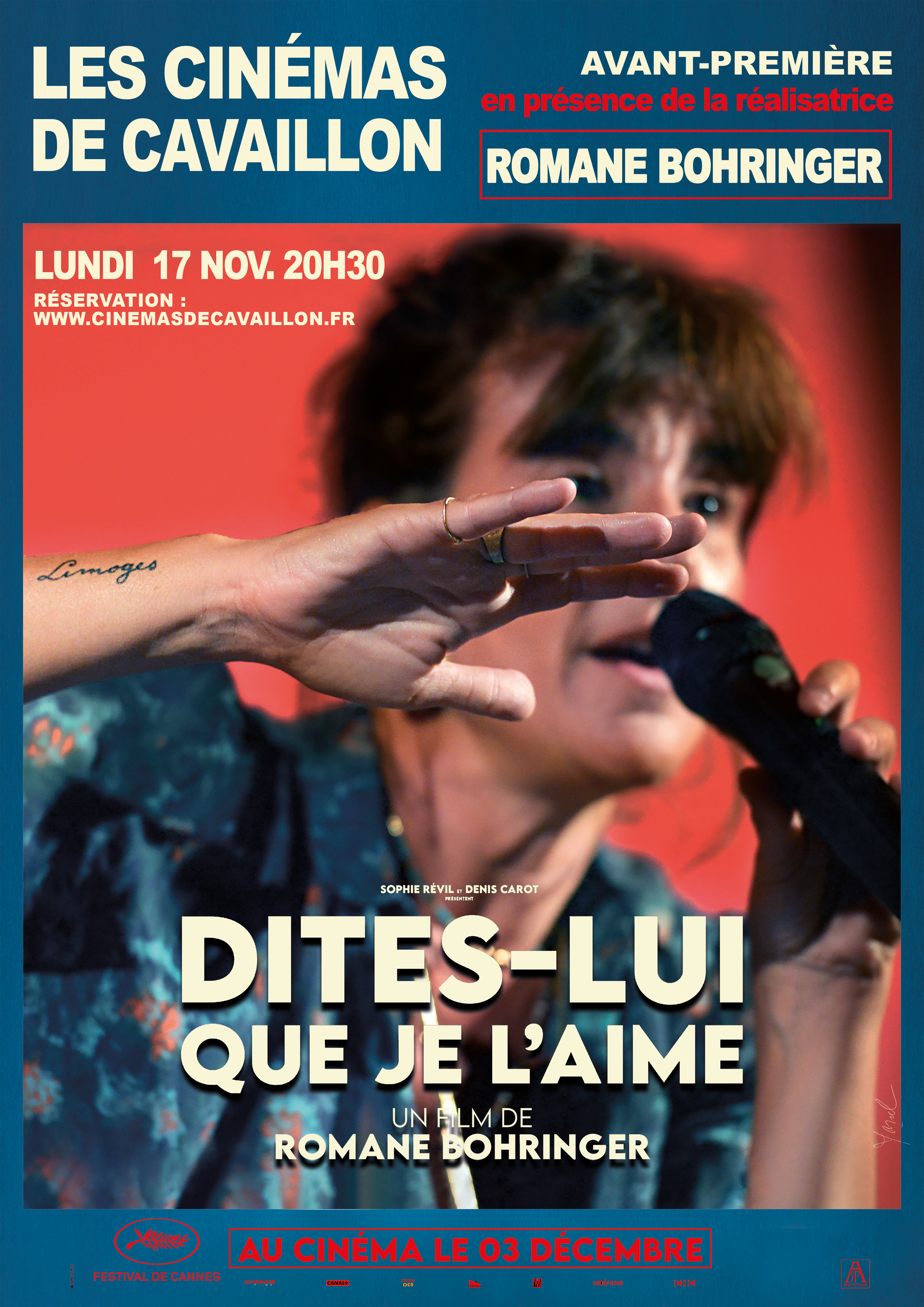 ROMANE BOHRINGER pour la prsentation en avant-premire de son nouveau film 