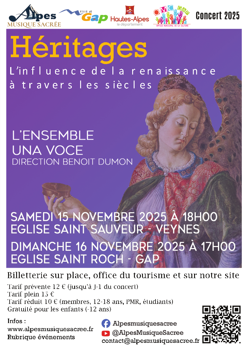 Concert Hritages : L'influence de la Renaissance  travers les sicles