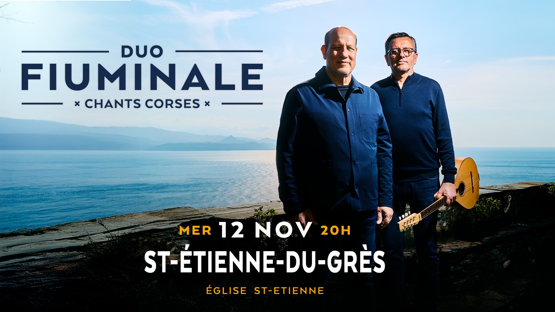 Concert - Le Duo Corse Fiuminale - glise St. Etienne du Grs