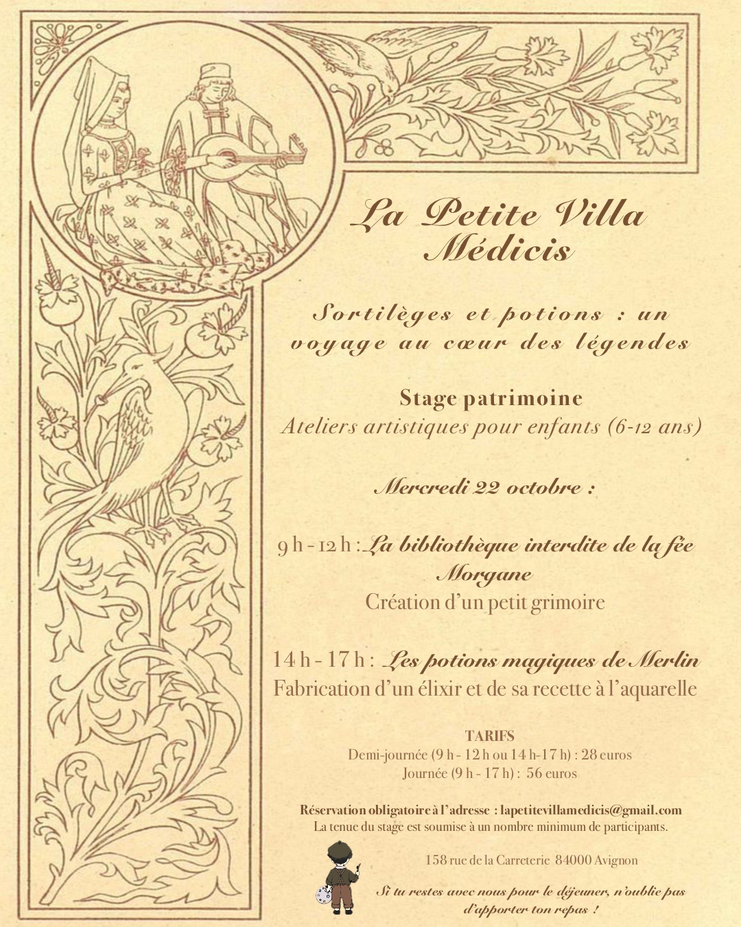Stage Patrimoine :  Sortilges et potions : un voyage au cur des lgendes
