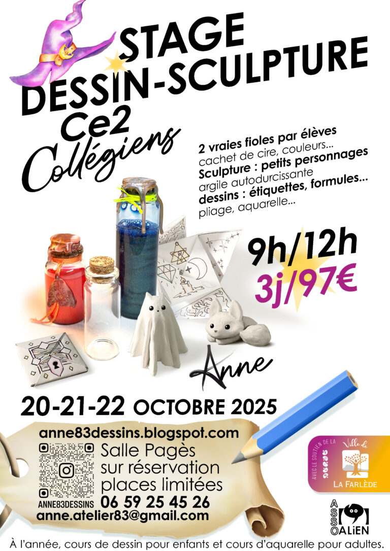 Stage de dessin-sculpture