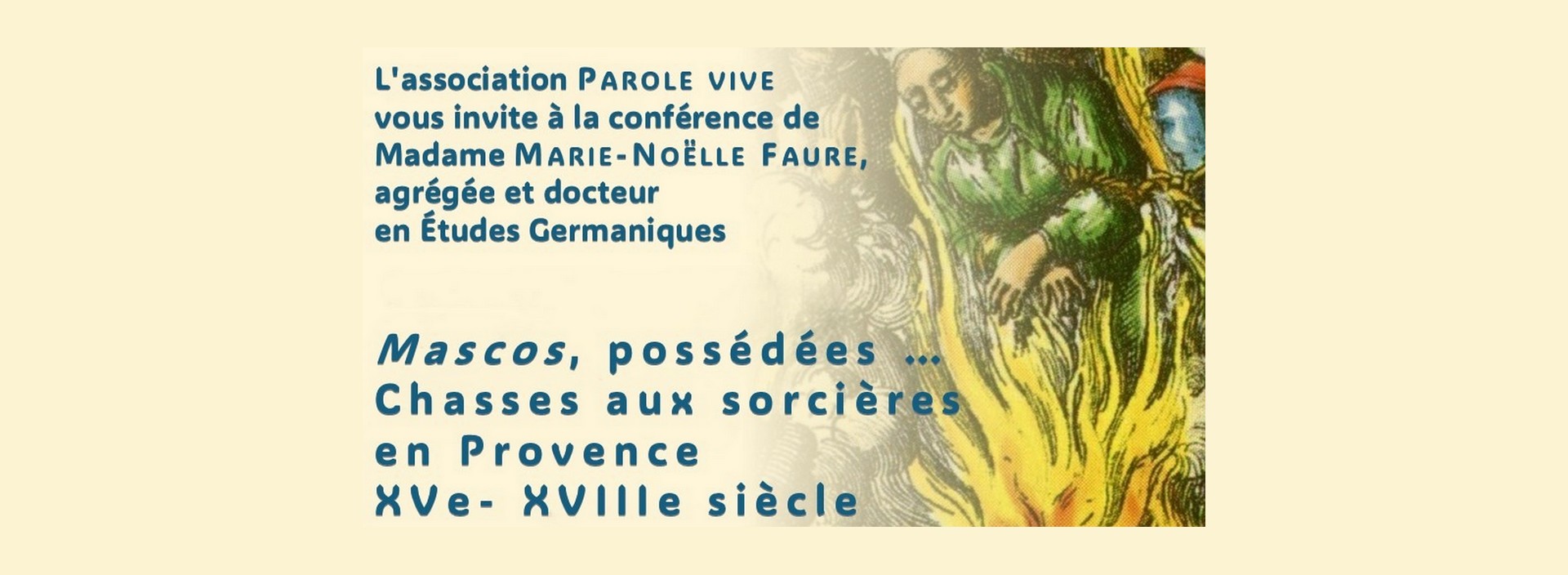 Confrence : Chasses aux sorcires en Provence