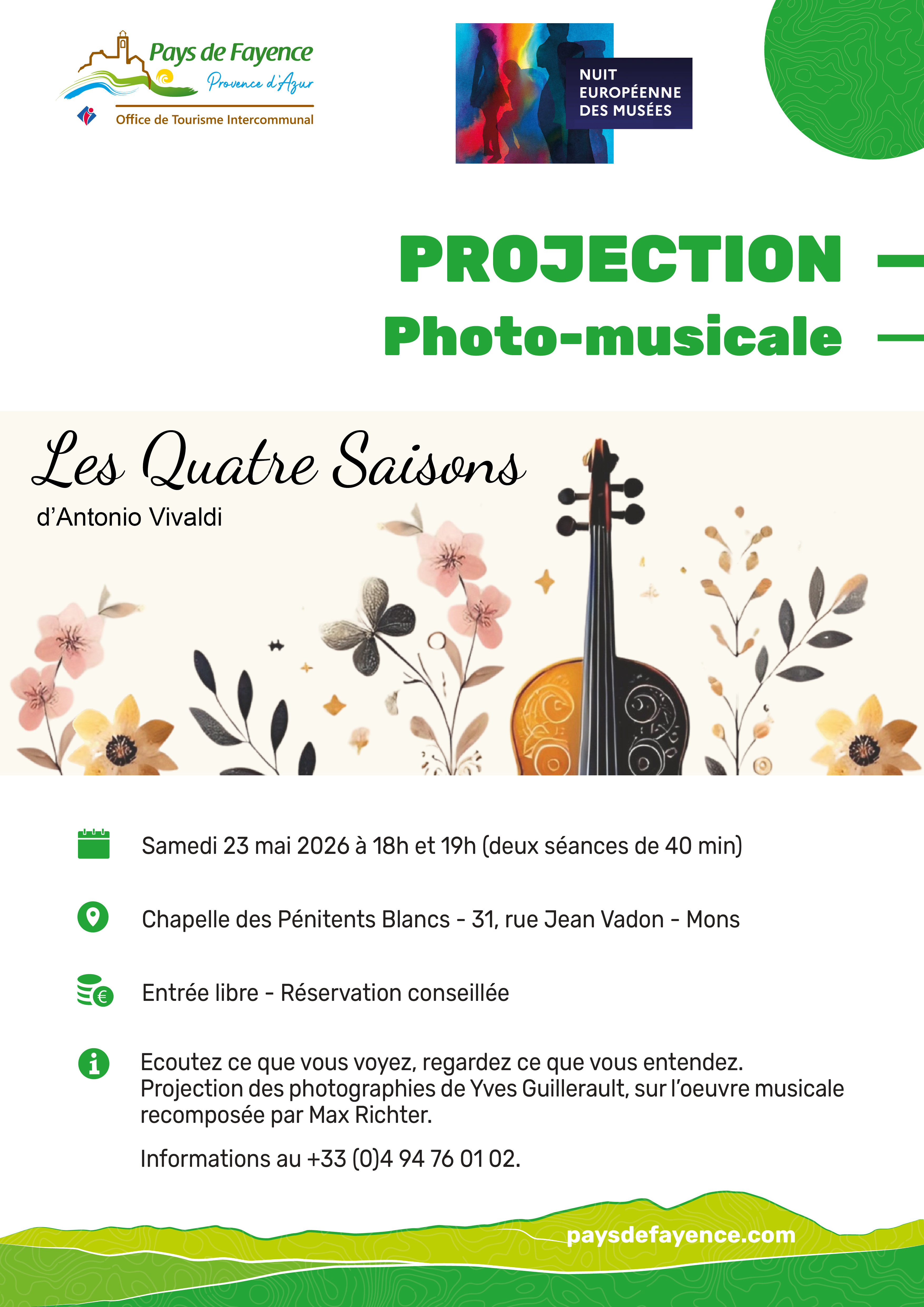 Projection photo-musicale