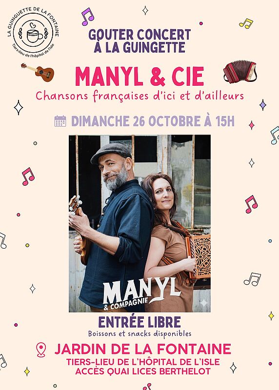 Concert de Manyl & CIE - la Guinguette de la Fontaine
