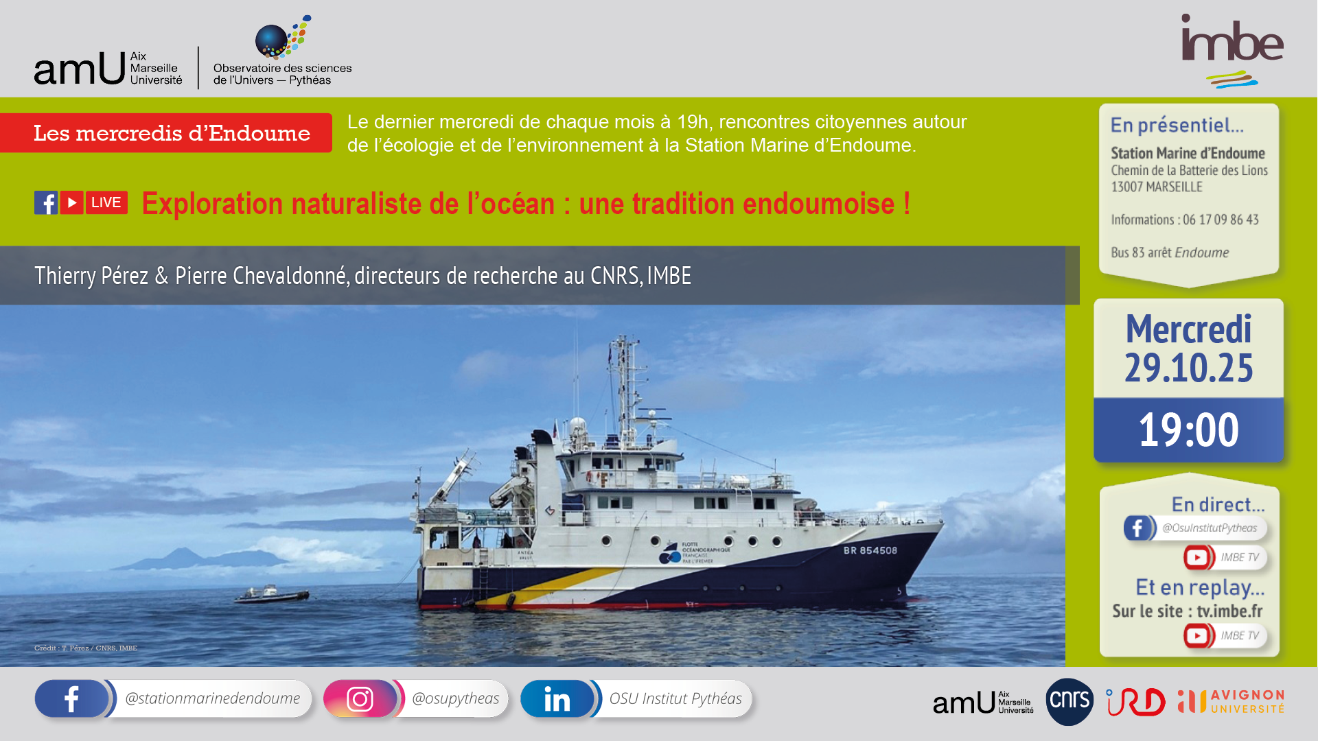 Les mercredis dEndoume  exploration naturaliste de locan : une tradition endoumoise !